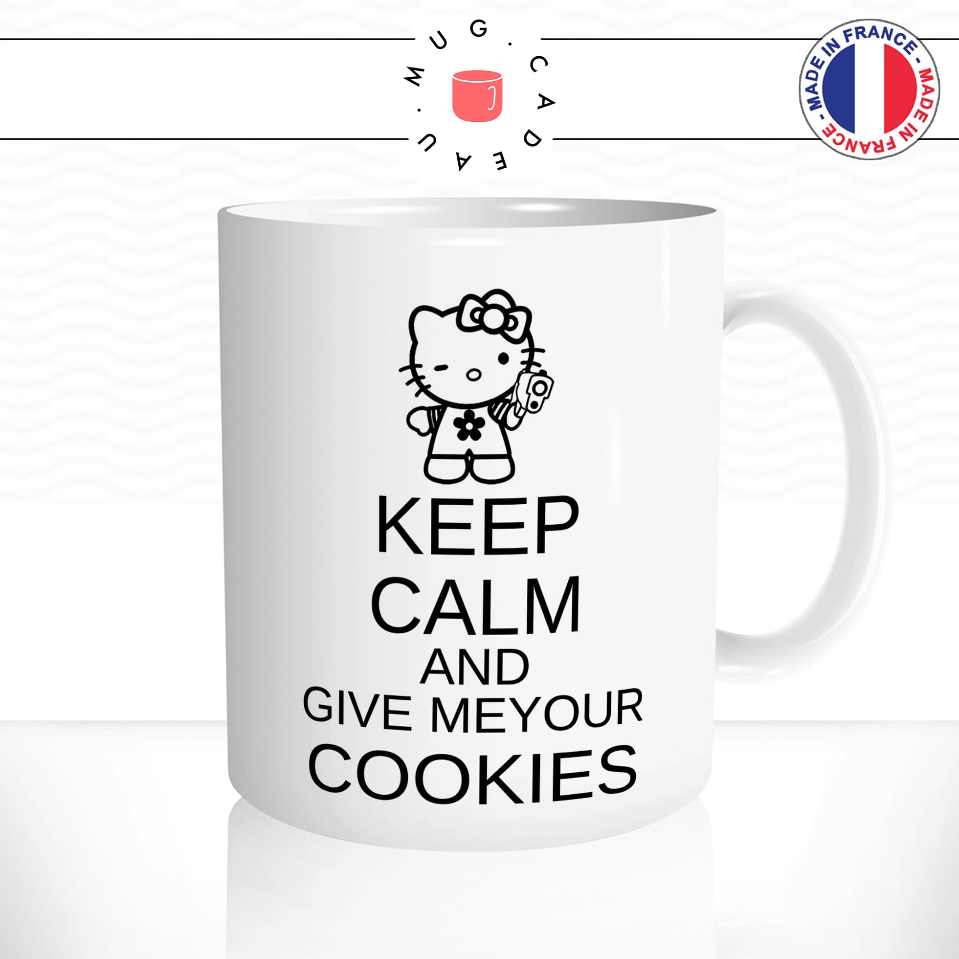 mug-tasse-keep-calm-and-give-me-your-cookies-hello-kitty-braquage-arme-fun-humour-original-tasses-café-thé-idée-cadeau-personnalisée2