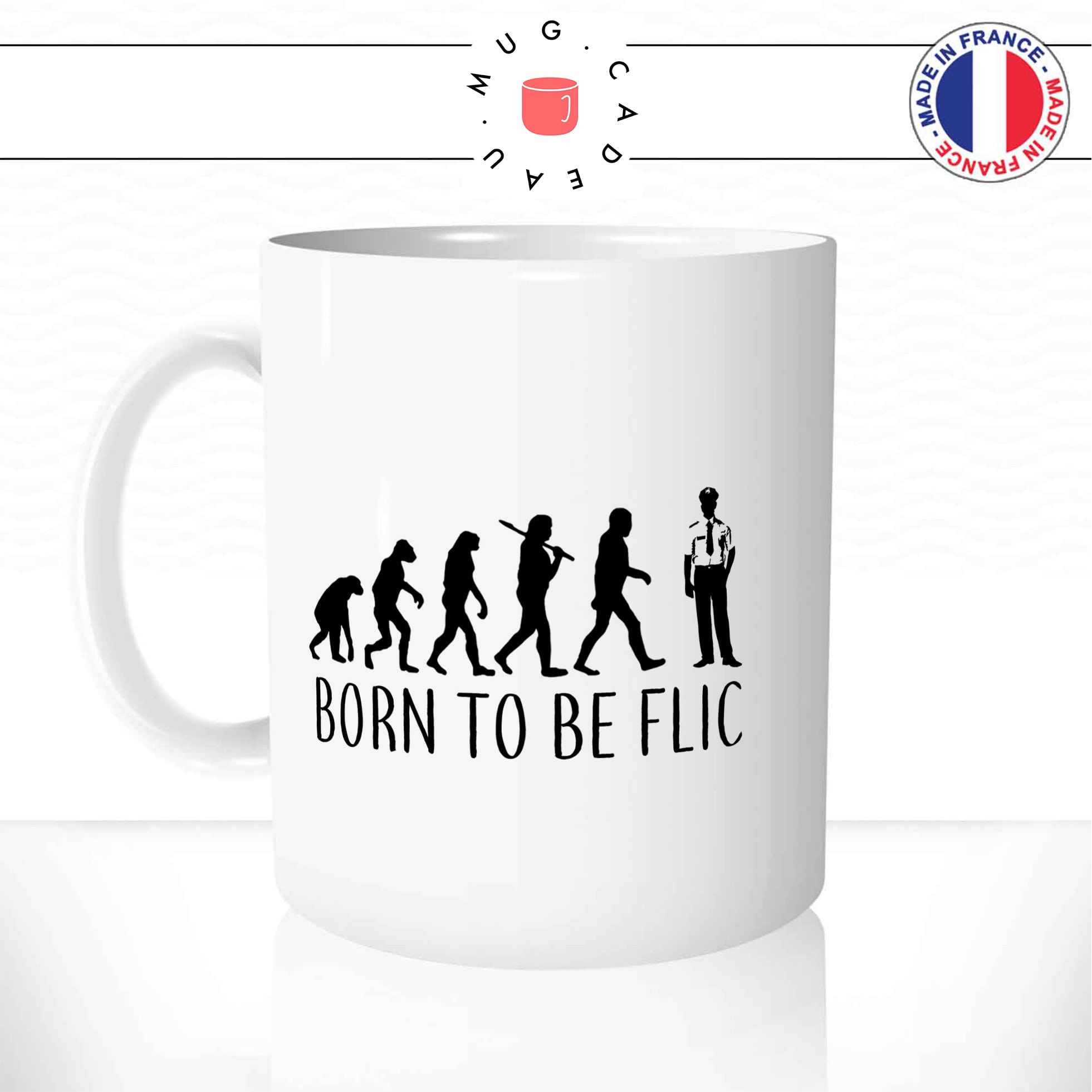 Mug Born To Be Flic