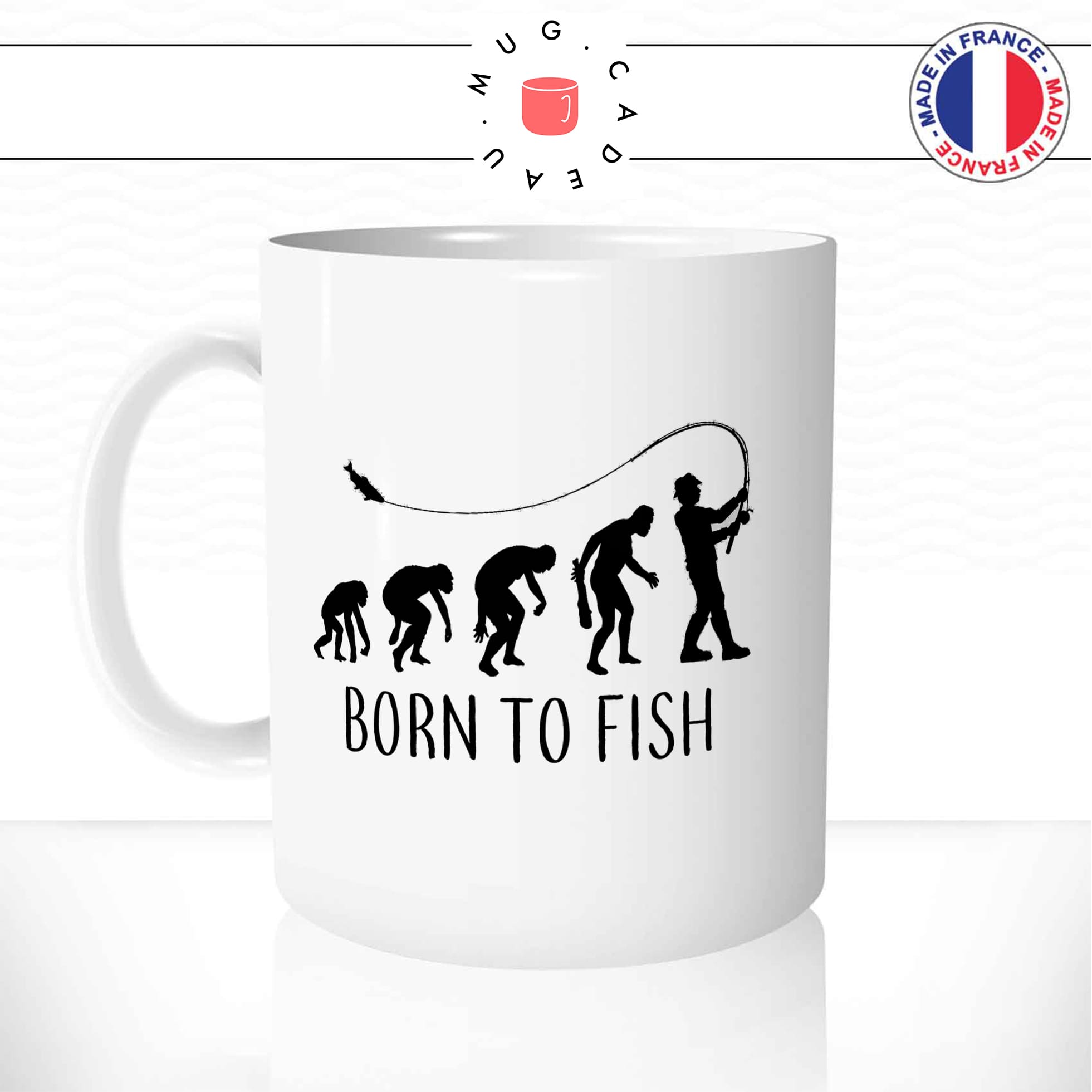 mug-tasse-born-to-fish-peche-pecheur-poisson-passion-sport-humour-evolution-de-l'homme-fun-café-thé-idée-cadeau-originale-personnalisée