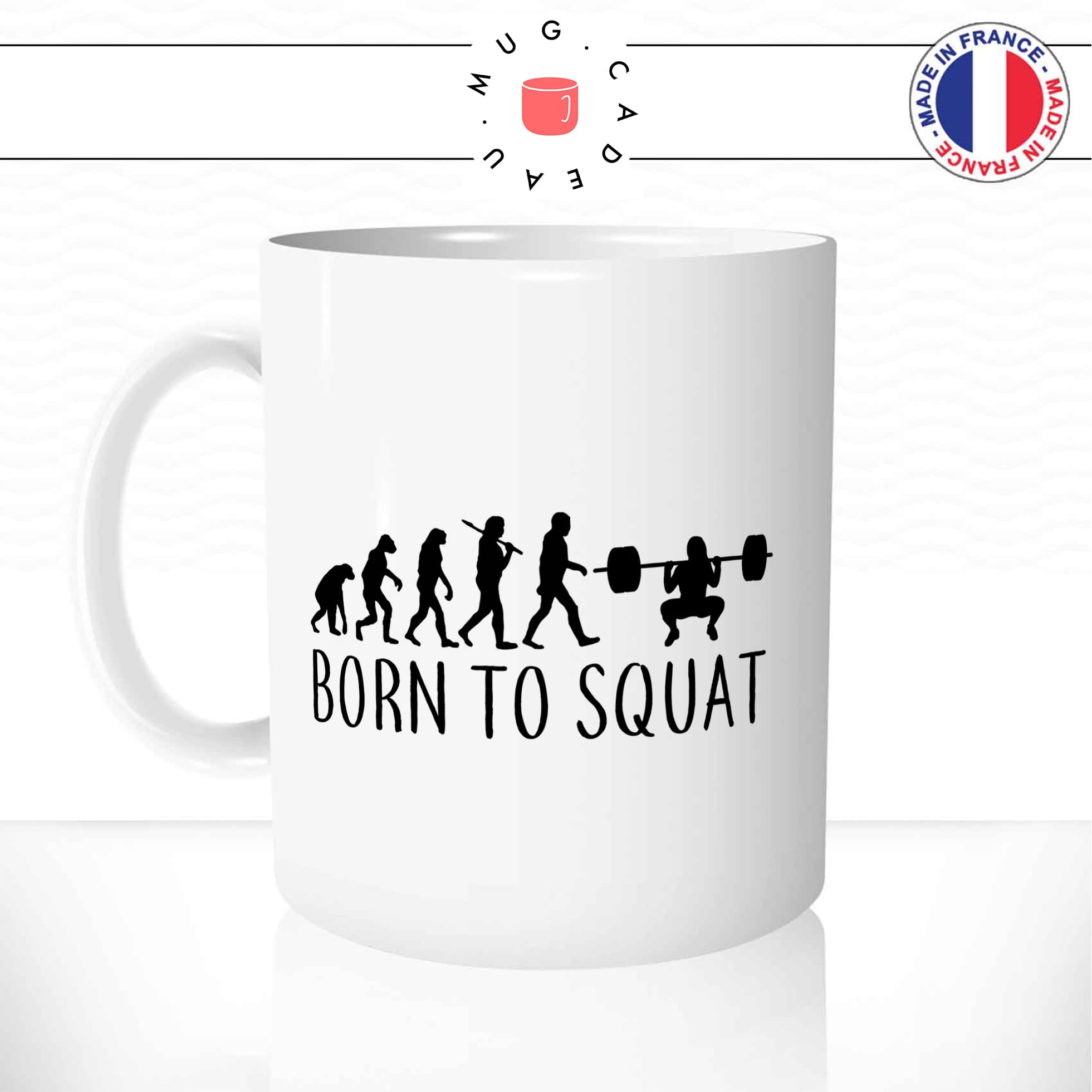 Mug Born To Squat
