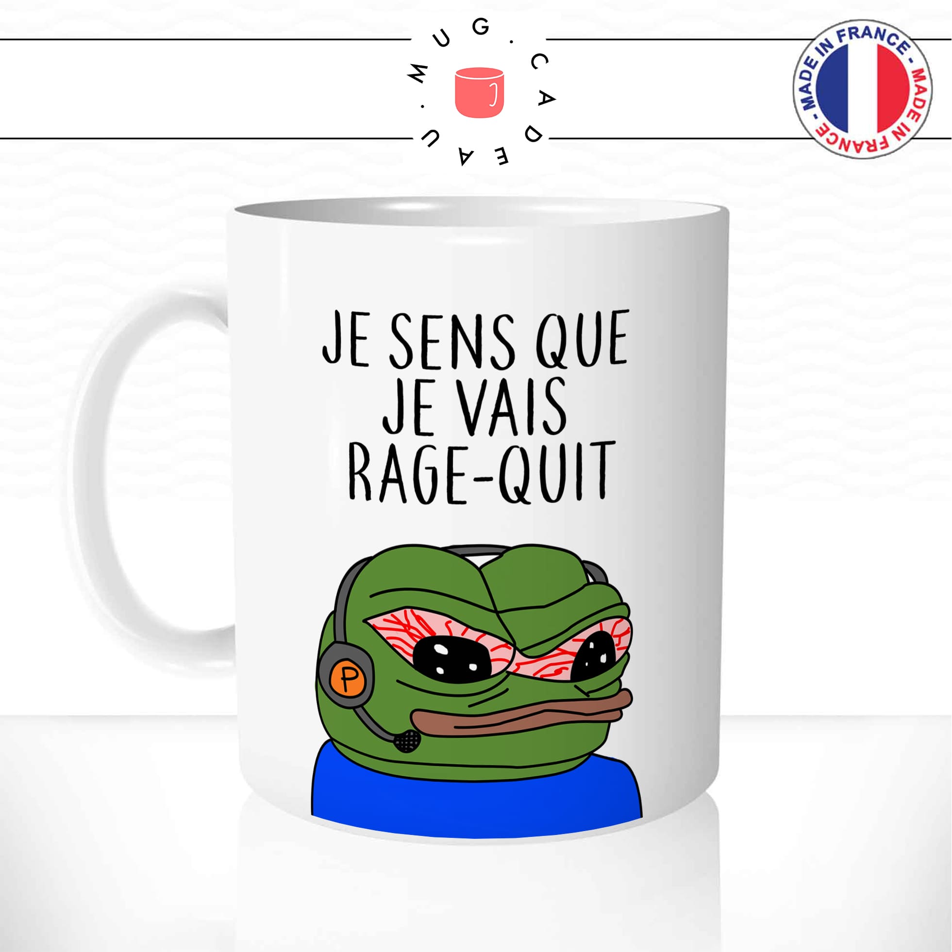 Mug Pepe Gamer Rage-Quit