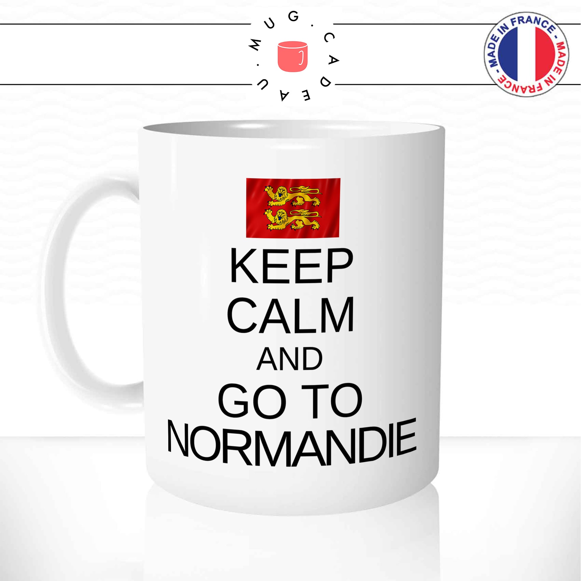 Mug Keep Calm And Go To Normandie