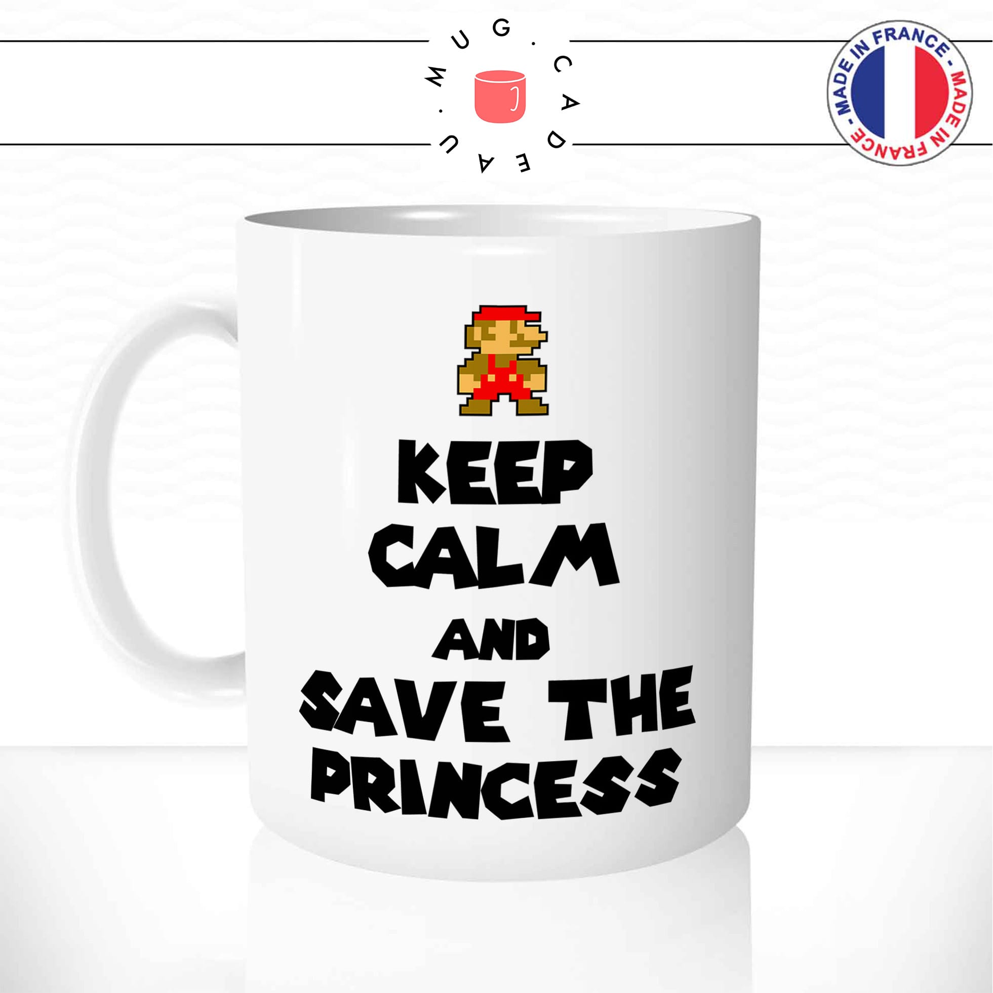 Mug Keep Calm And Save The Princess