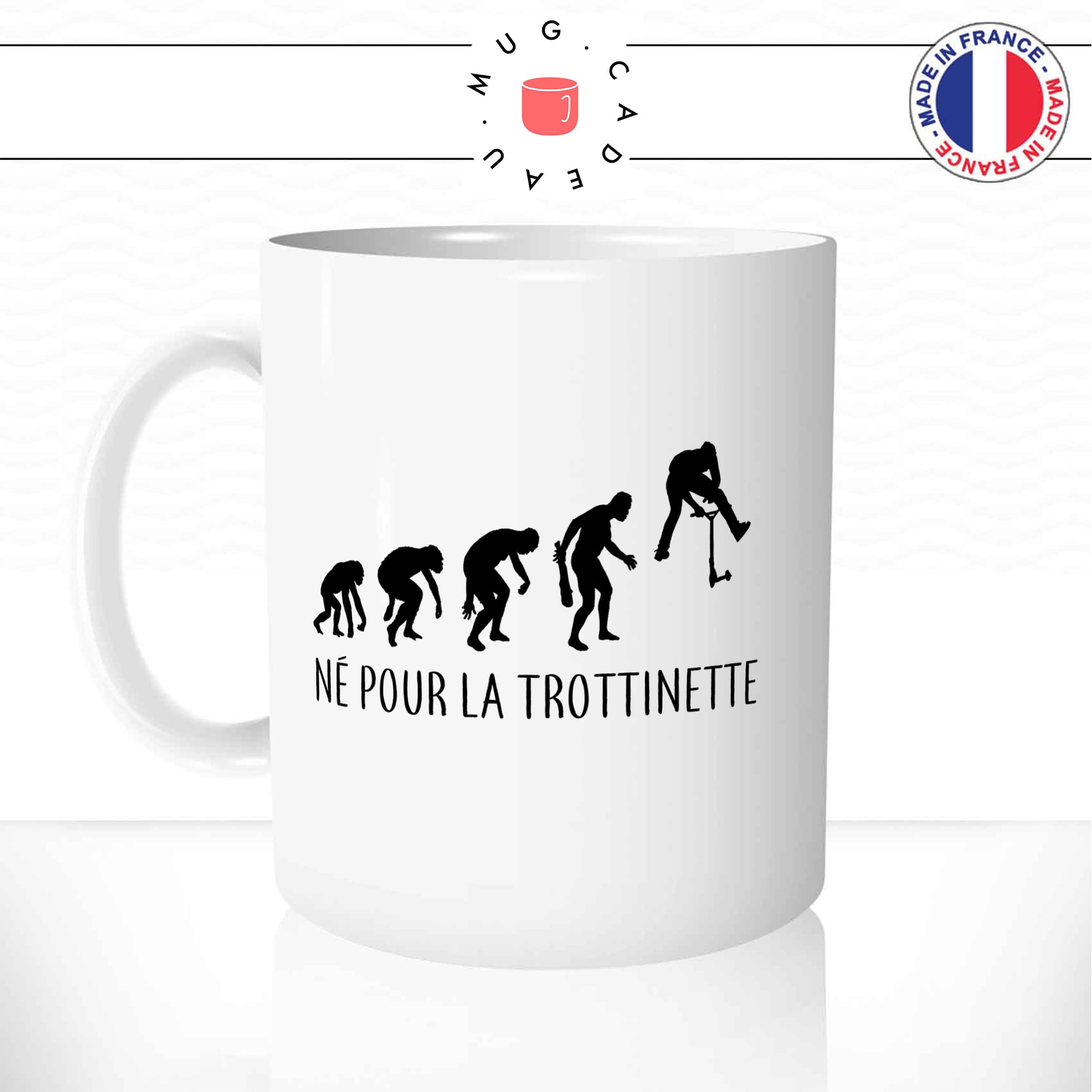 Mug Né Pour La Trottinette