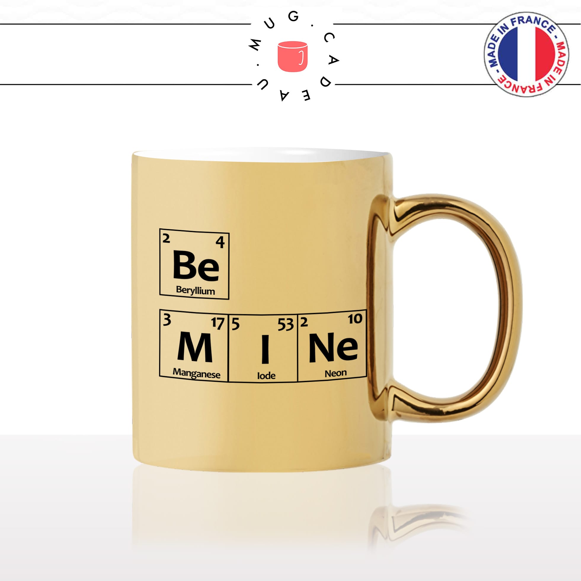 mug-tasse-or-doré-be-mine-geek-science-élément-couple-st-valentin-je-taime-amour-couple-café-thé-idée-cadeau-original-personnalisé2-min