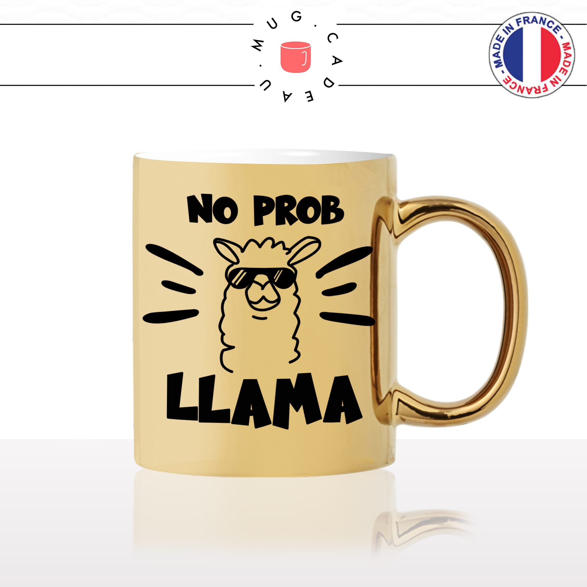 mug-tasse-or-doré-lama-no-prob-llama-problem-drole-mignon-animal-noir-fun-café-thé-idée-cadeau-original-personnalisé-gold2-min
