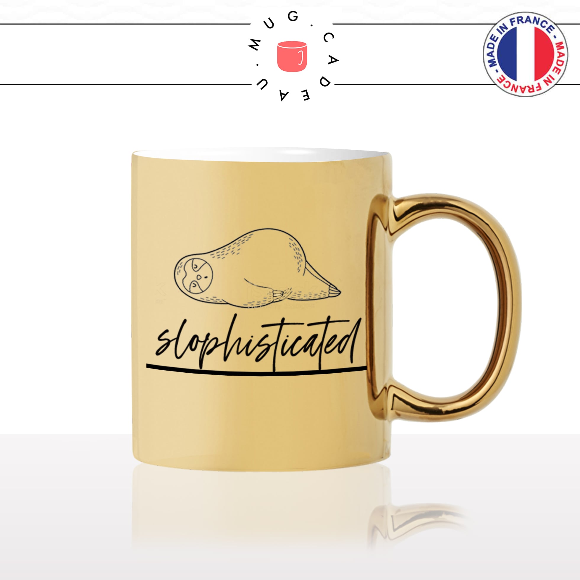 mug-tasse-or-doré-paresseux-slophisticated-sieste-dessin-drole-mignon-animal-noir-fun-café-thé-idée-cadeau-original-personnalisé-gold2-min