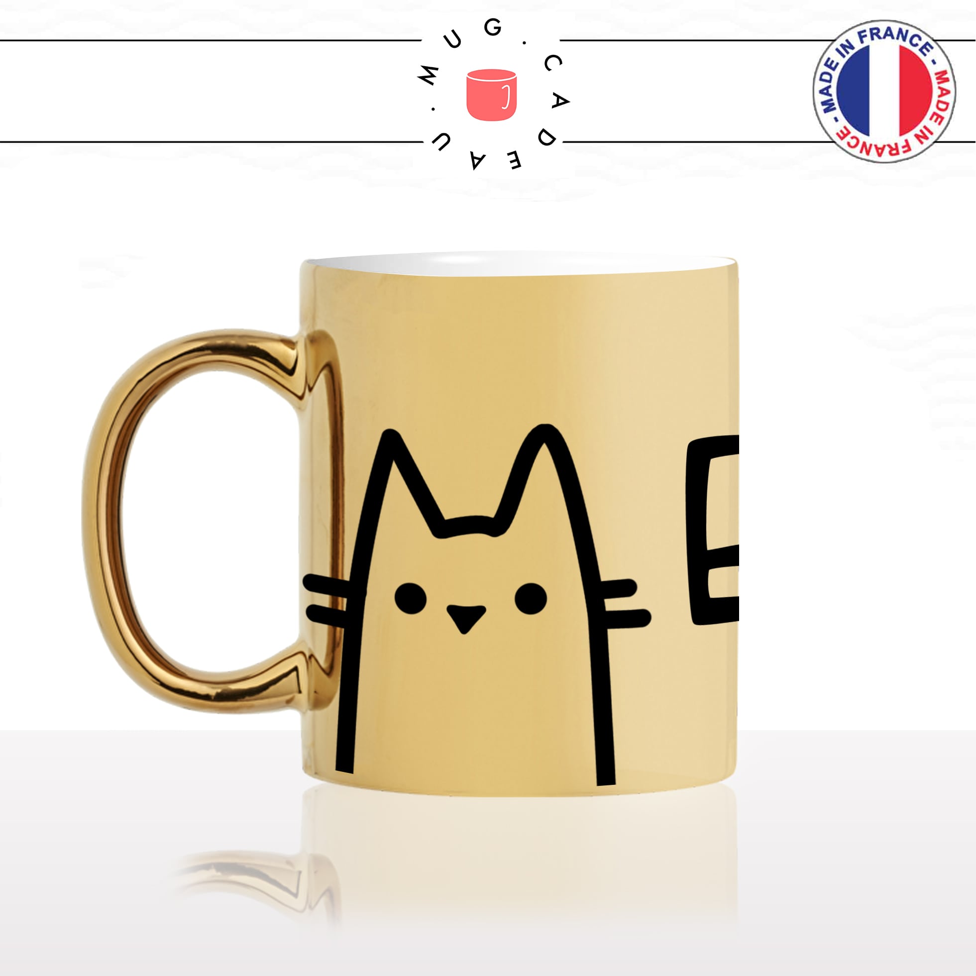 mug-tasse-or-doré-meow-miaou-tete-moustache-chat-mignon-animal-chaton-noir-fun-café-thé-idée-cadeau-original-personnalisé-gold-min