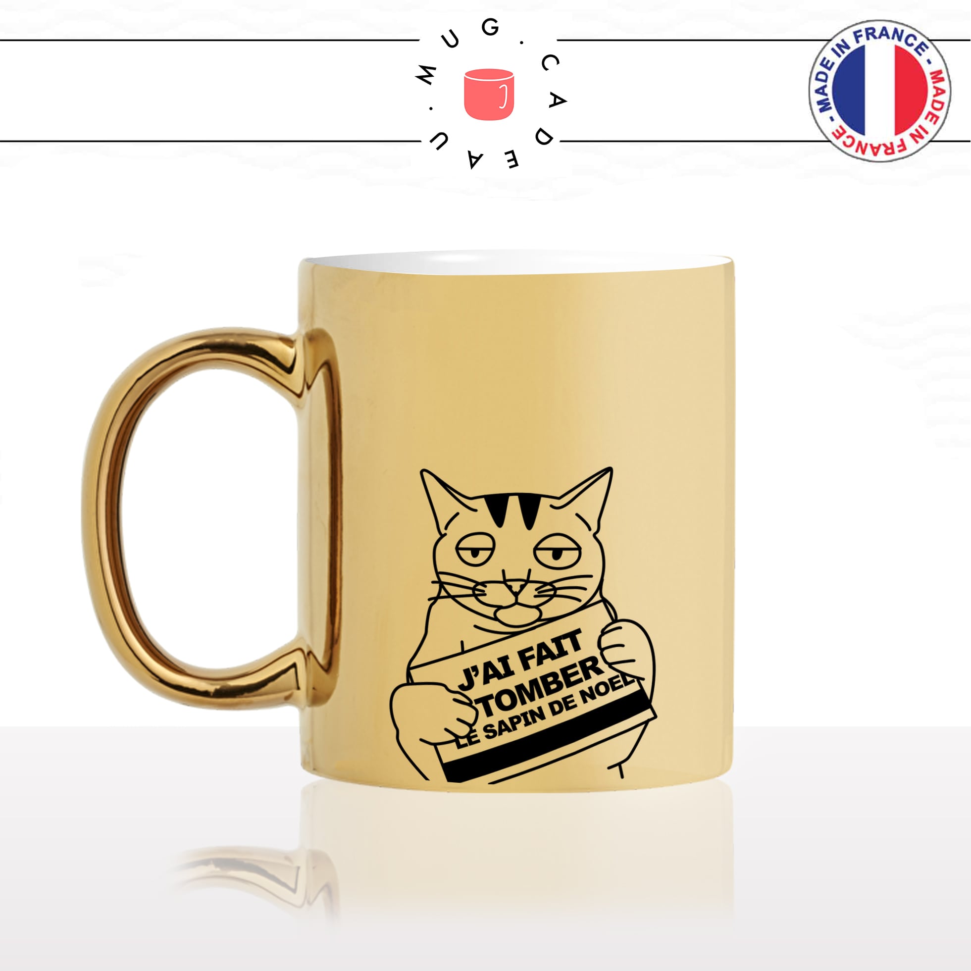 mug-tasse-or-doré-sapin-de-noel-christmas-tree-chats-mignon-animal-chaton-dessin-noir-fun-café-thé-idée-cadeau-original-personnalisable-gold-min
