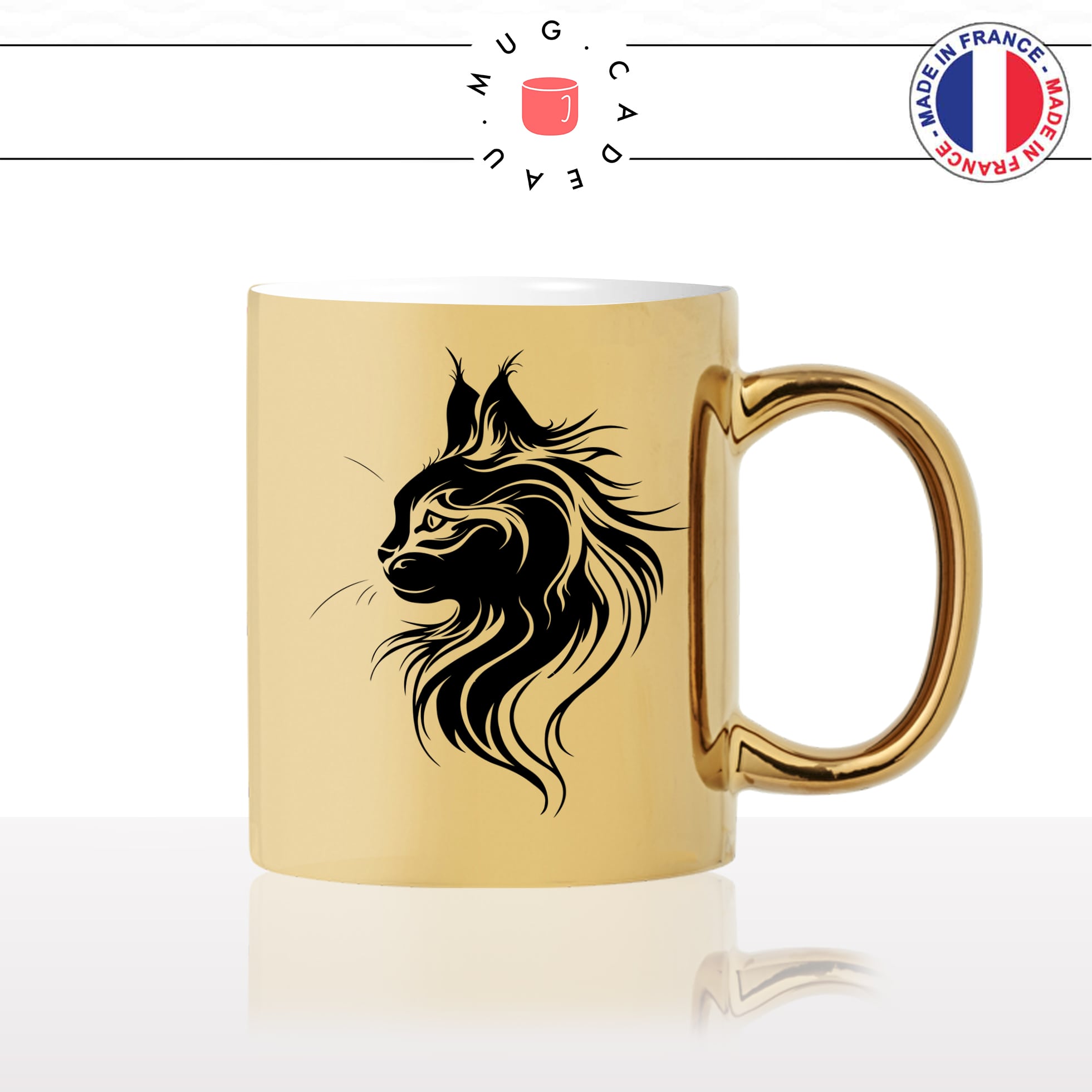 mug-tasse-or-doré-tete-de-chat-angora-poils-longs-norvégien-mignon-animal-chaton-noir-fun-café-thé-idée-cadeau-original-personnalisé-gold2-min