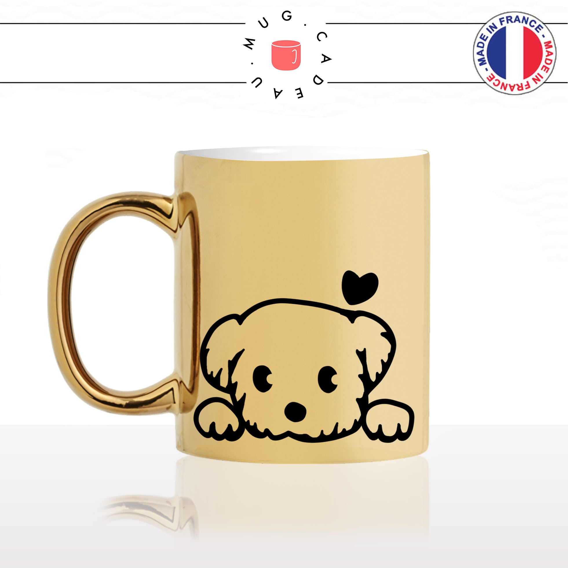 mug-tasse-or-doré-chien-dog-amour-caniche-bichon-race-mignon-animal-chiot-noir-fun-café-thé-idée-cadeau-original-personnalisé-gold-min