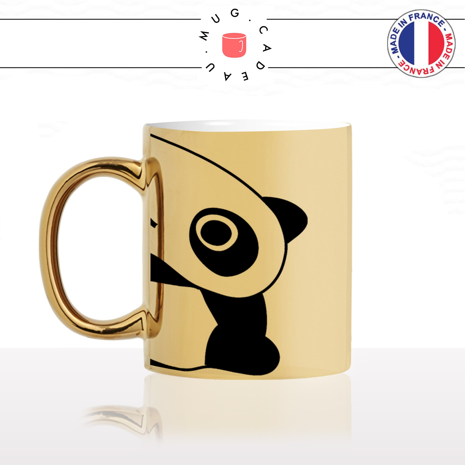 mug-tasse-or-doré-ours-panda-caché-dessin-drole-mignon-animal-noir-fun-café-thé-idée-cadeau-original-personnalisé-gold-min