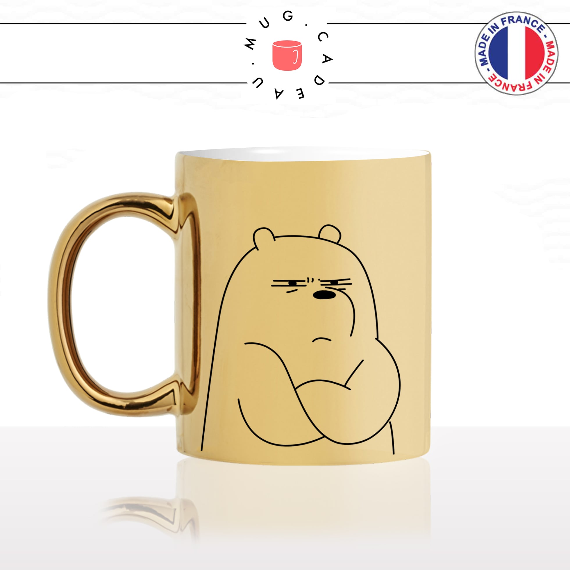 mug-tasse-or-doré-ours-pas-content-grognon-dessin-drole-mignon-animal-noir-fun-café-thé-idée-cadeau-original-personnalisé-gold-min