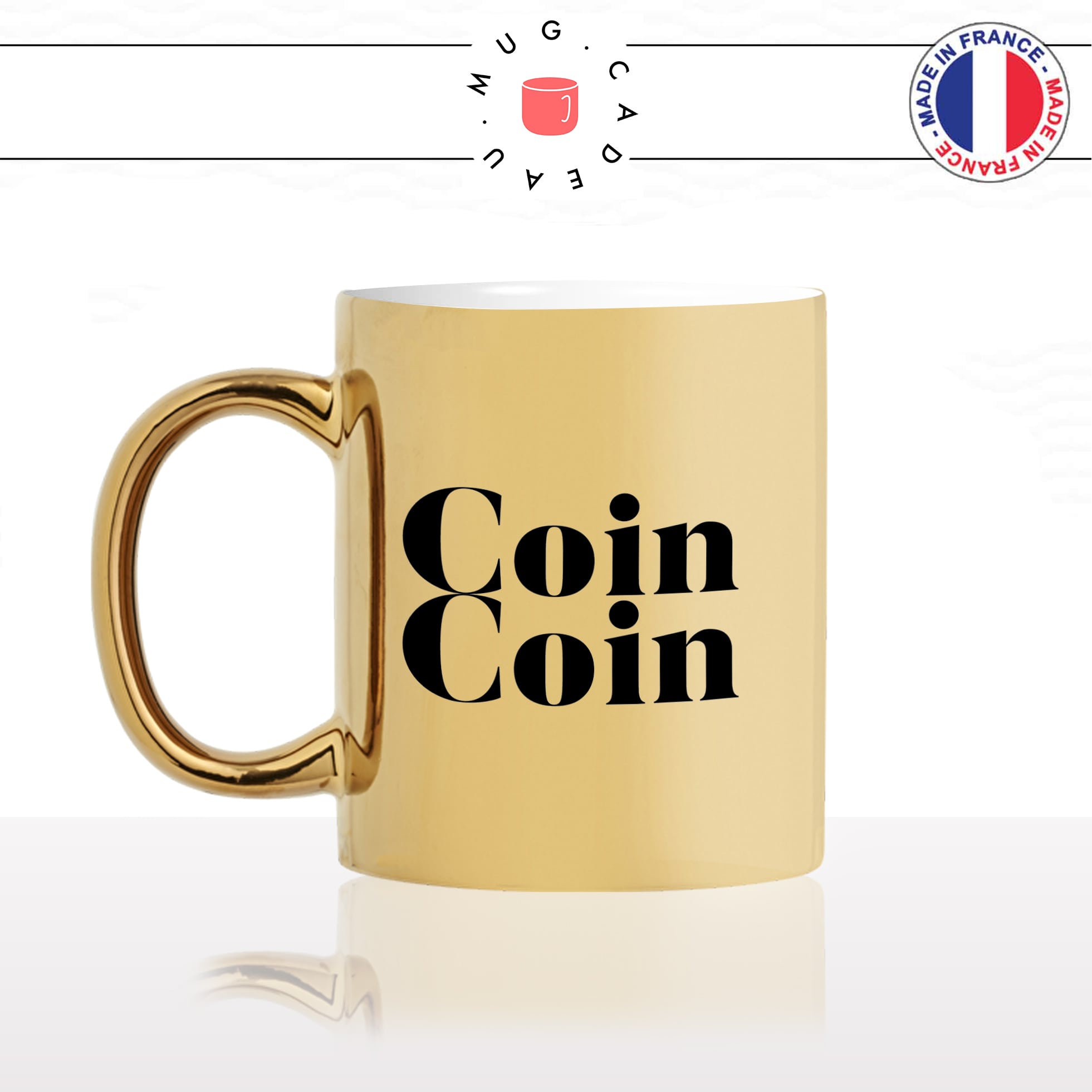 mug-tasse-doré-or-gold-canard-calligraphie-lettrine-mot-coin-coin-homme-couple-décoration-ami-idée-cadeau-original-personnalisé-café-thé-min