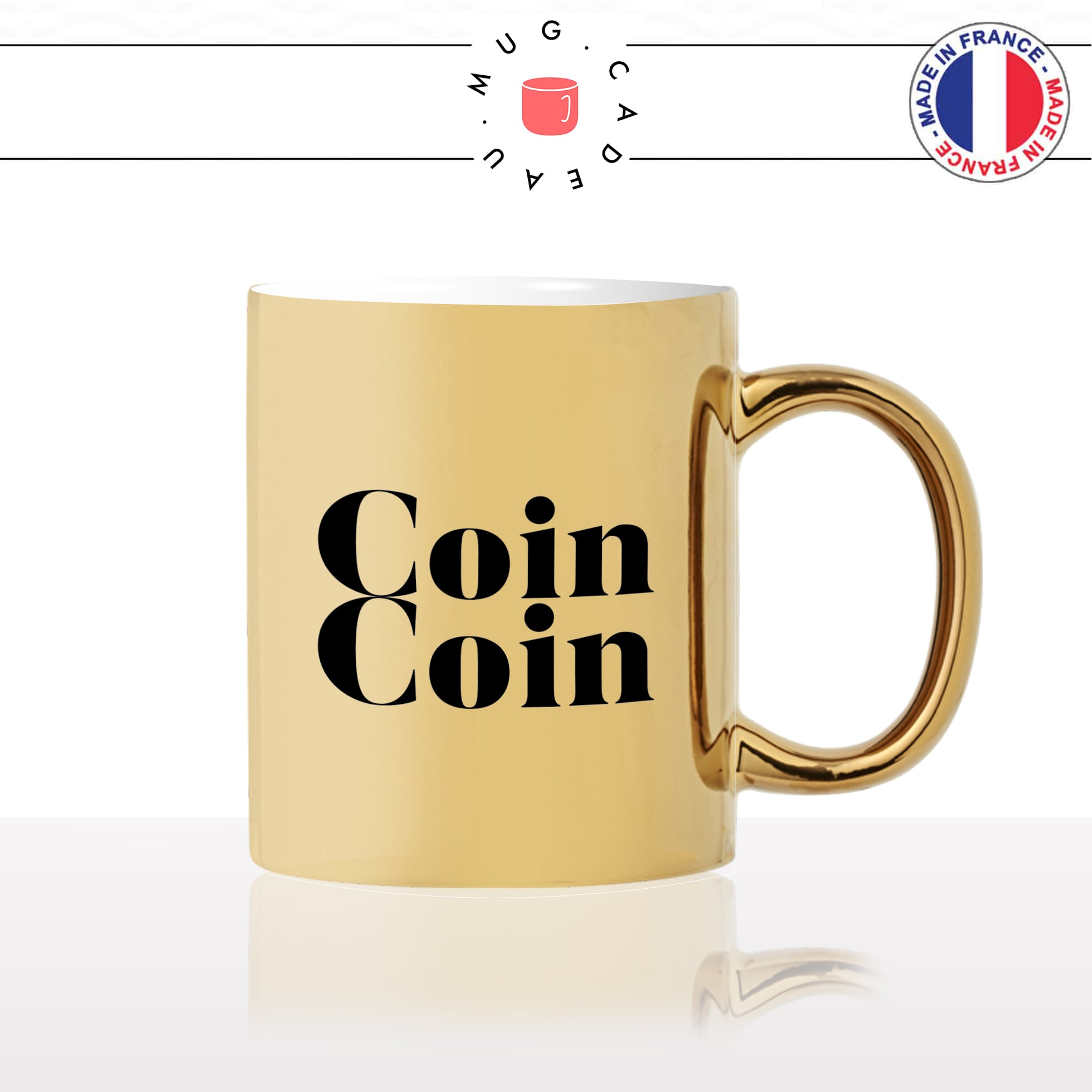 mug-tasse-doré-or-gold-canard-calligraphie-lettrine-mot-coin-coin-homme-couple-décoration-ami-idée-cadeau-original-personnalisé-café-thé2-min