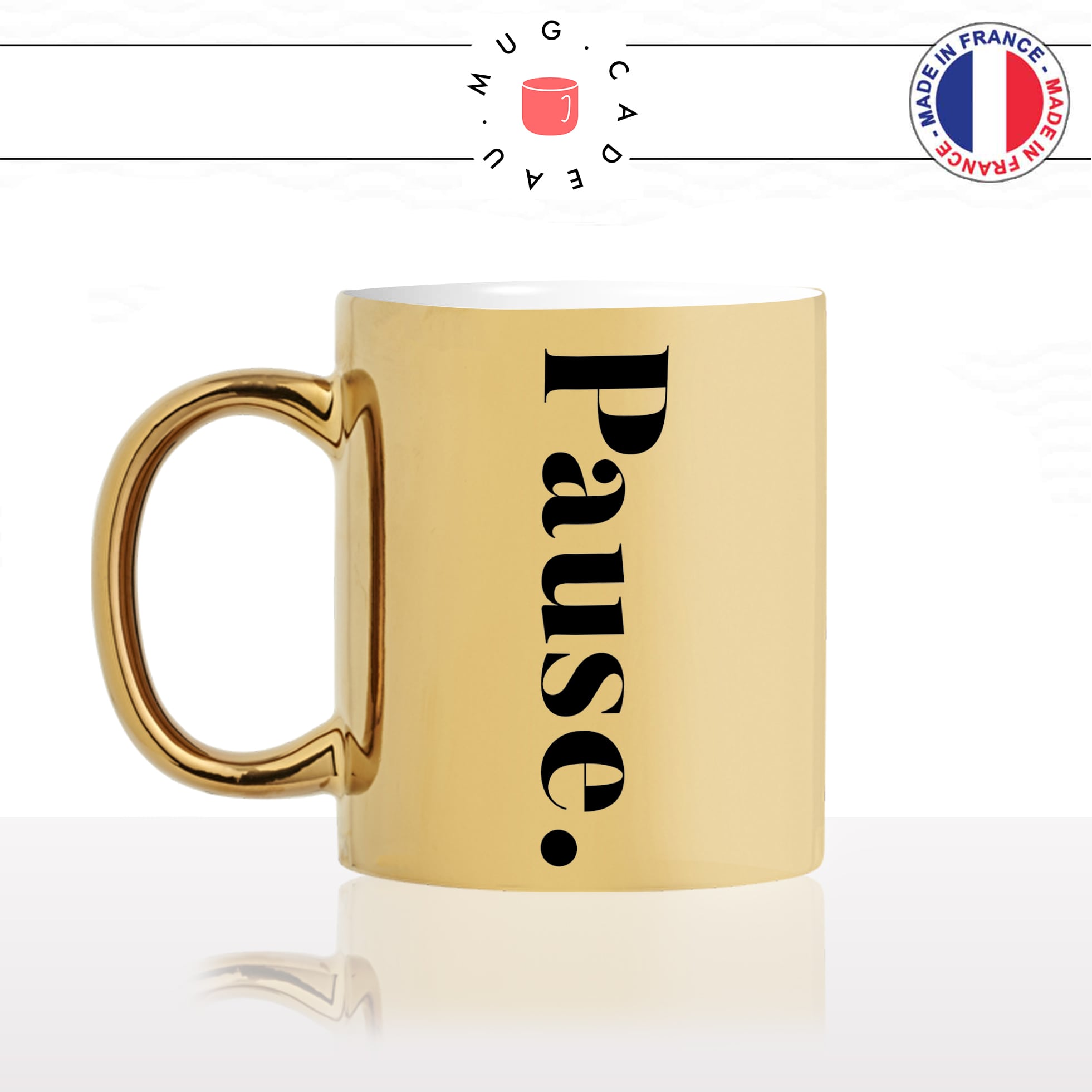 mug-tasse-doré-or-gold-pause-calligraphie-lettrine-mot-boulot-matin-reveil-décoration-amie-idée-cadeau-original-personnalisé-café-thé-min