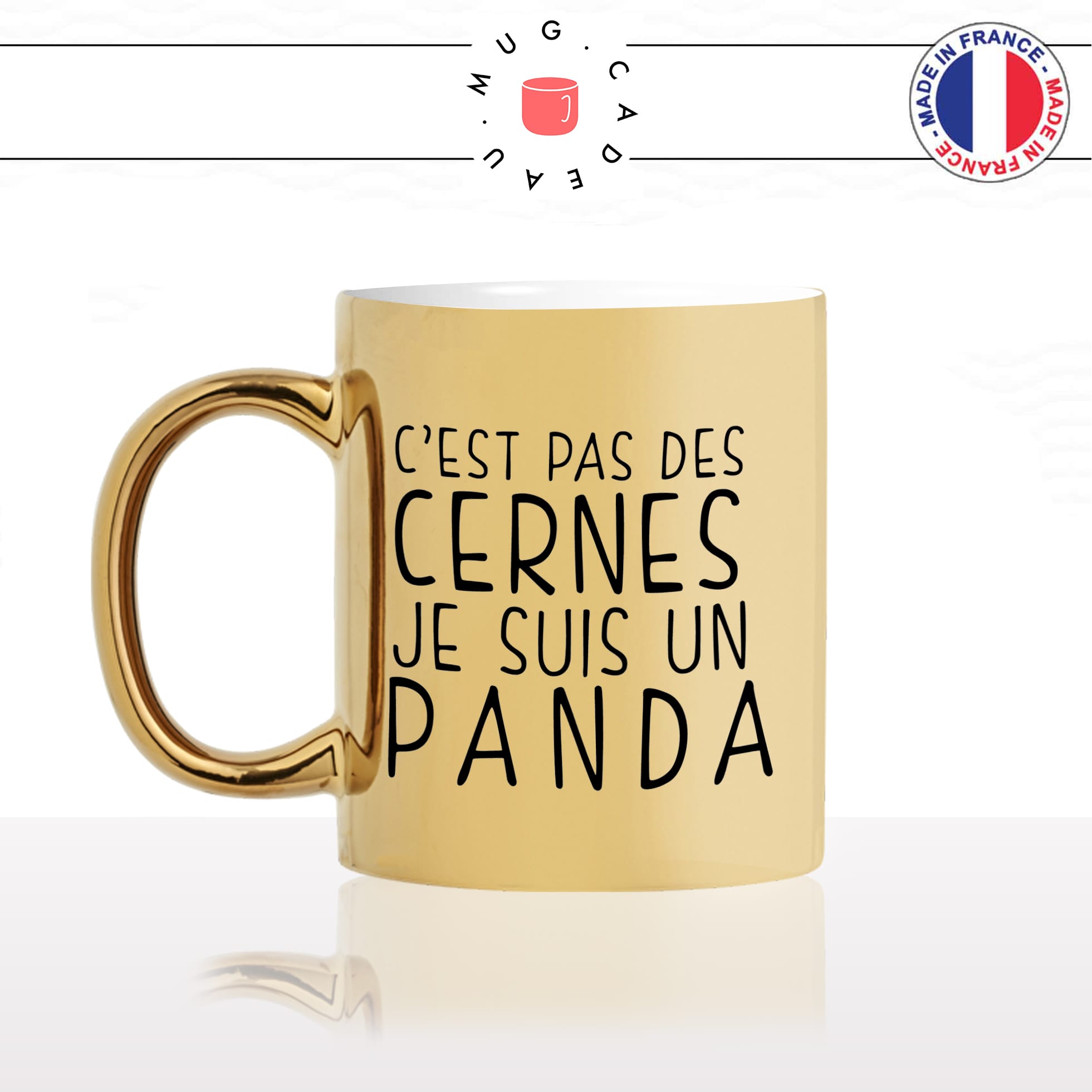 mug-tasse-doré-or-gold-cest-pas-des-cernes-je-suis-un-panda-animal-travail-collegue-sieste-cool-humour-fun-idée-cadeau-personnalisé-café-thé-min