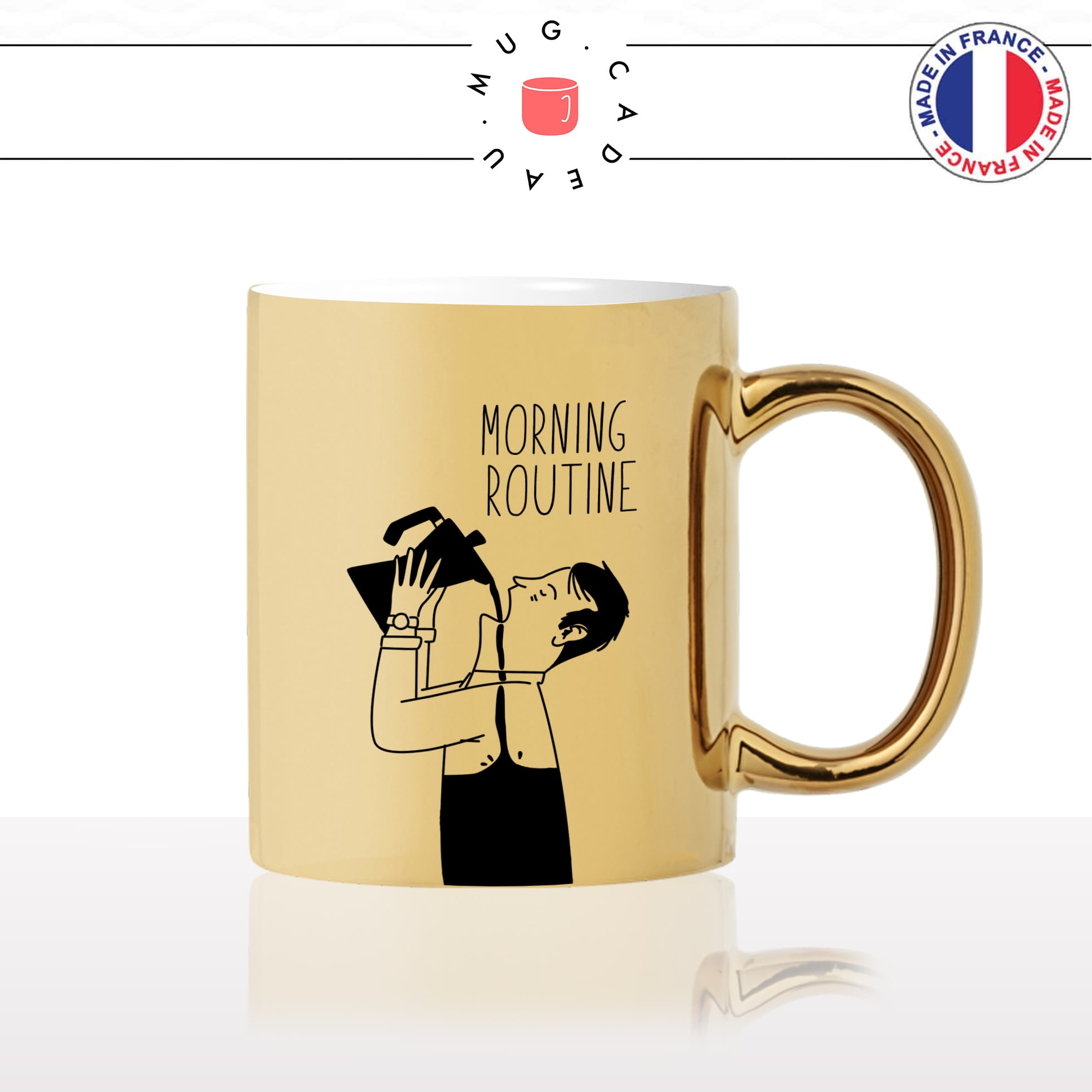 mug-tasse-doré-or-gold-morning-routine-coffee-matin-reveil-week-end-humour-boulot-idée-cadeau-personnalisé-café-thé2-min