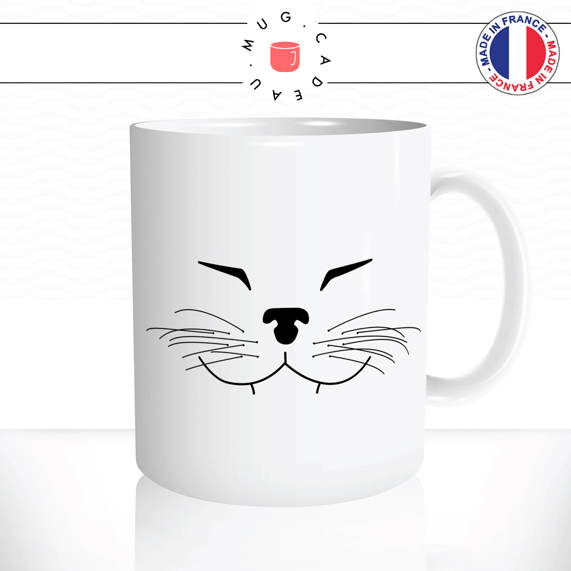 mug-tasse-ref32-chat-noir-tete-moustache-content-sourire-cafe-the-mugs-tasses-personnalise-anse-droite
