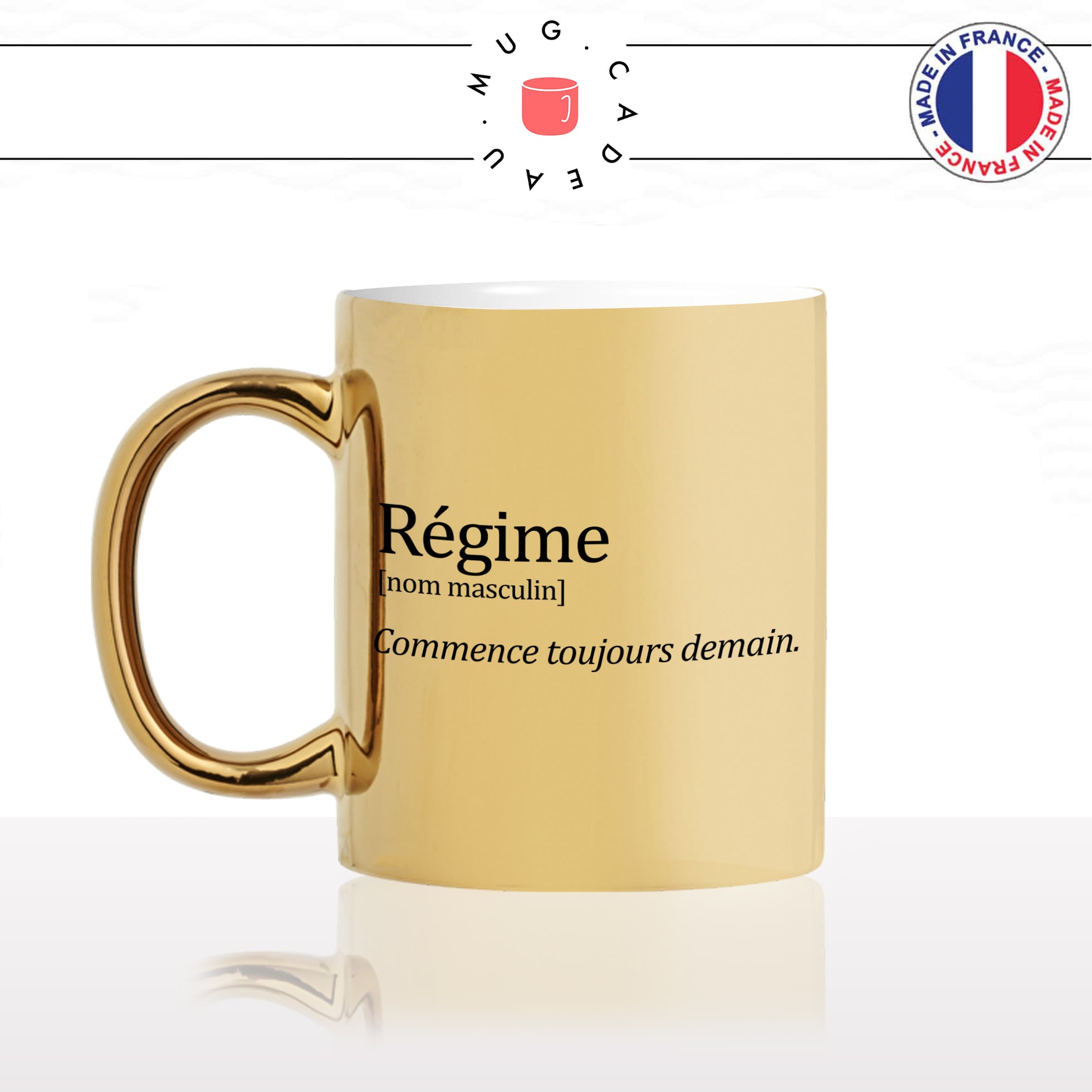 mug-tasse-doré-or-gold-régime-définition-demain-beignet-gateau-biscuit-maigrir-régime-sport-humour-fun-idée-cadeau-personnalisé-café-thé-min