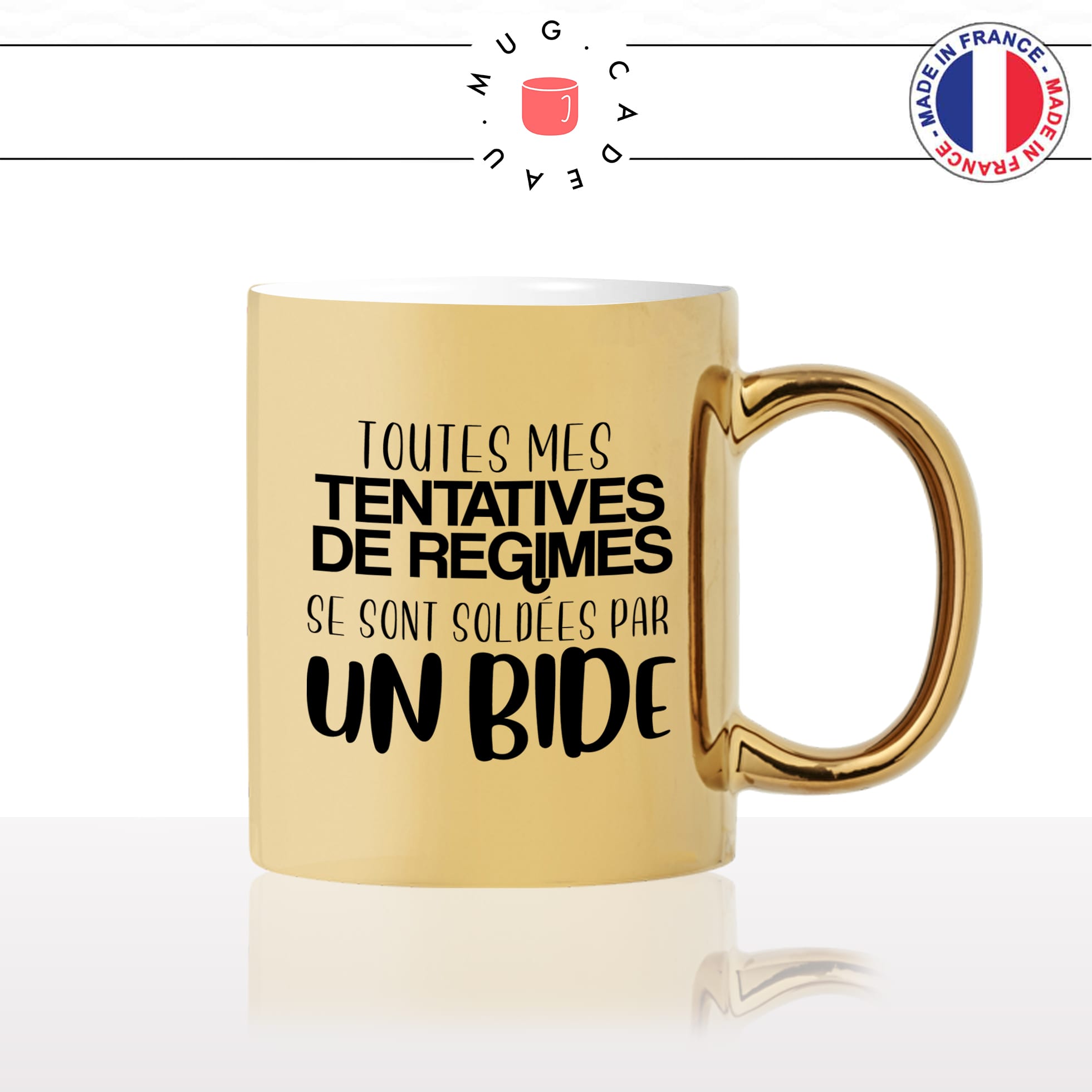mug-tasse-doré-or-gold-tentative-bide-gros-ventre-de-maigrir-régime-sport-drole-humour-fun-idée-cadeau-personnalisé-café-thé2-min
