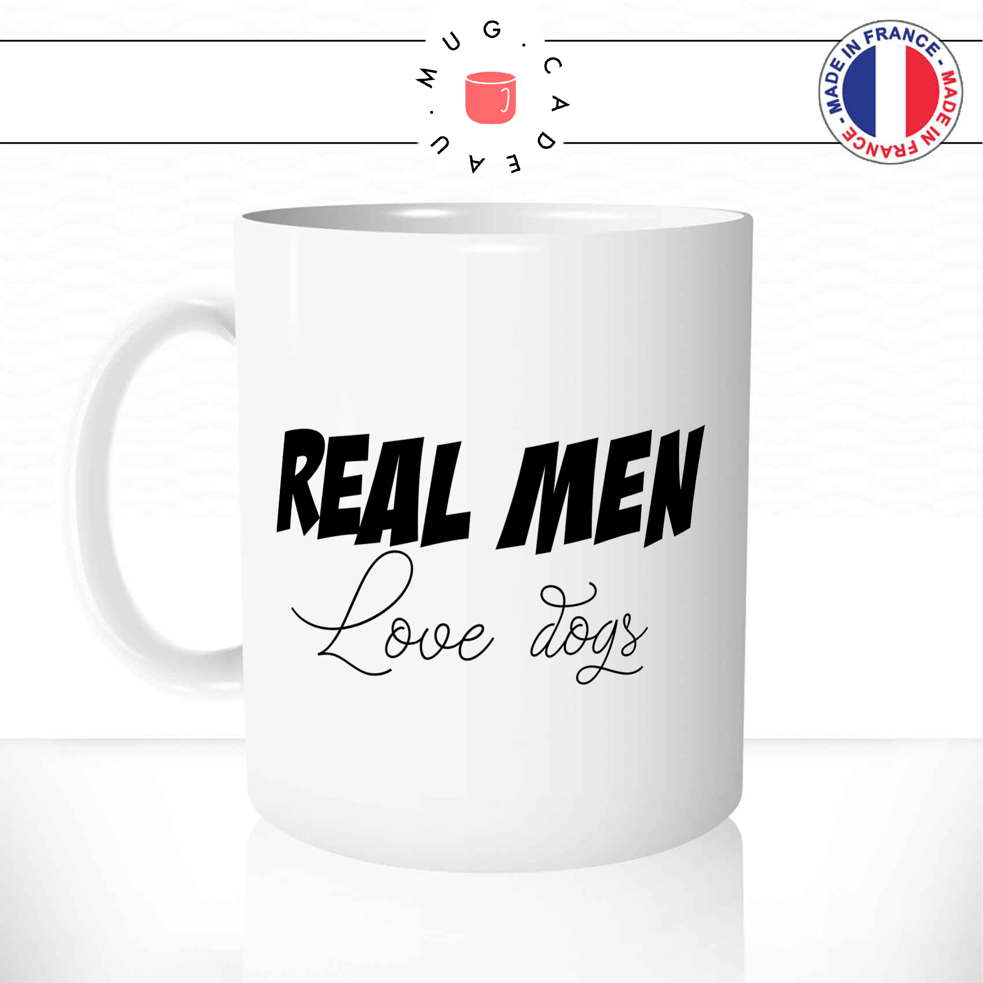 Mug Real Men Love Dogs