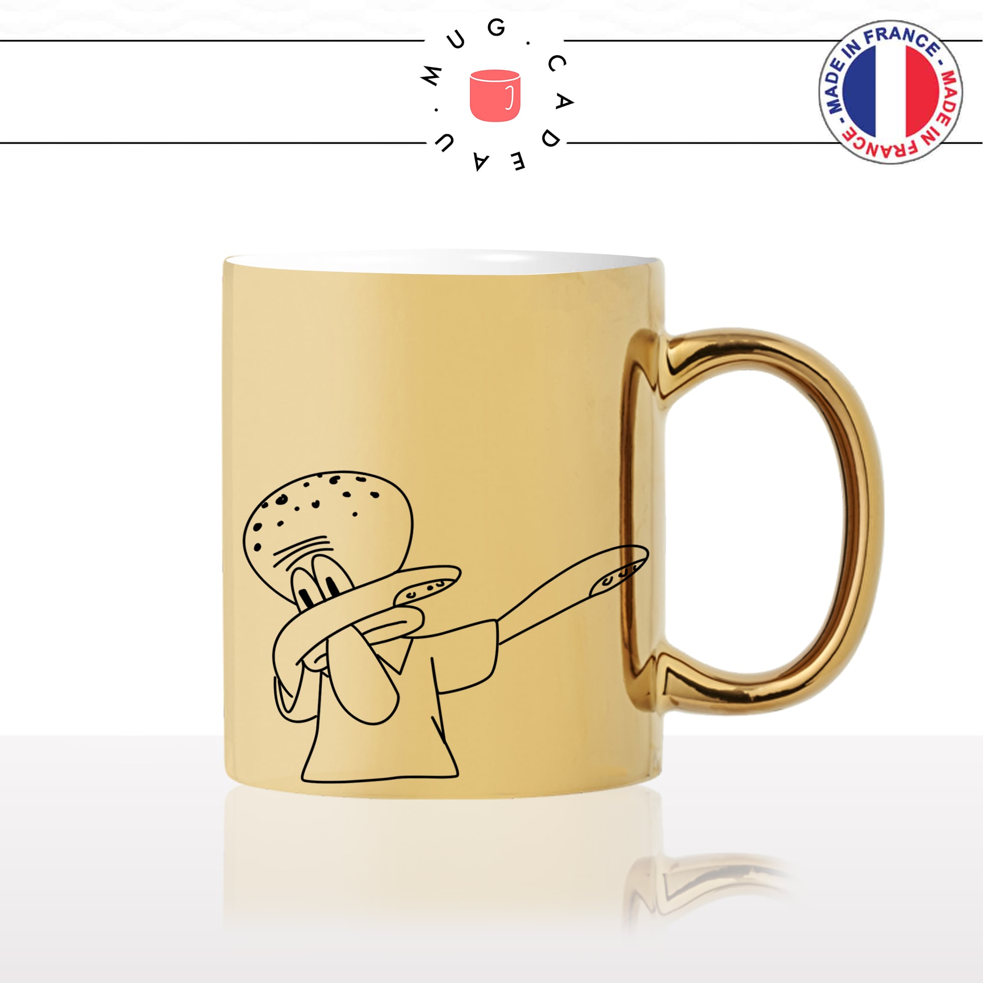 mug-tasse-doré-or-gold-carlos-bob-léponge-dab-danse-poulpe-animal-dessin-animé-télé-enfant-humour-fun-idée-cadeau-personnalisé-café-thé2-min
