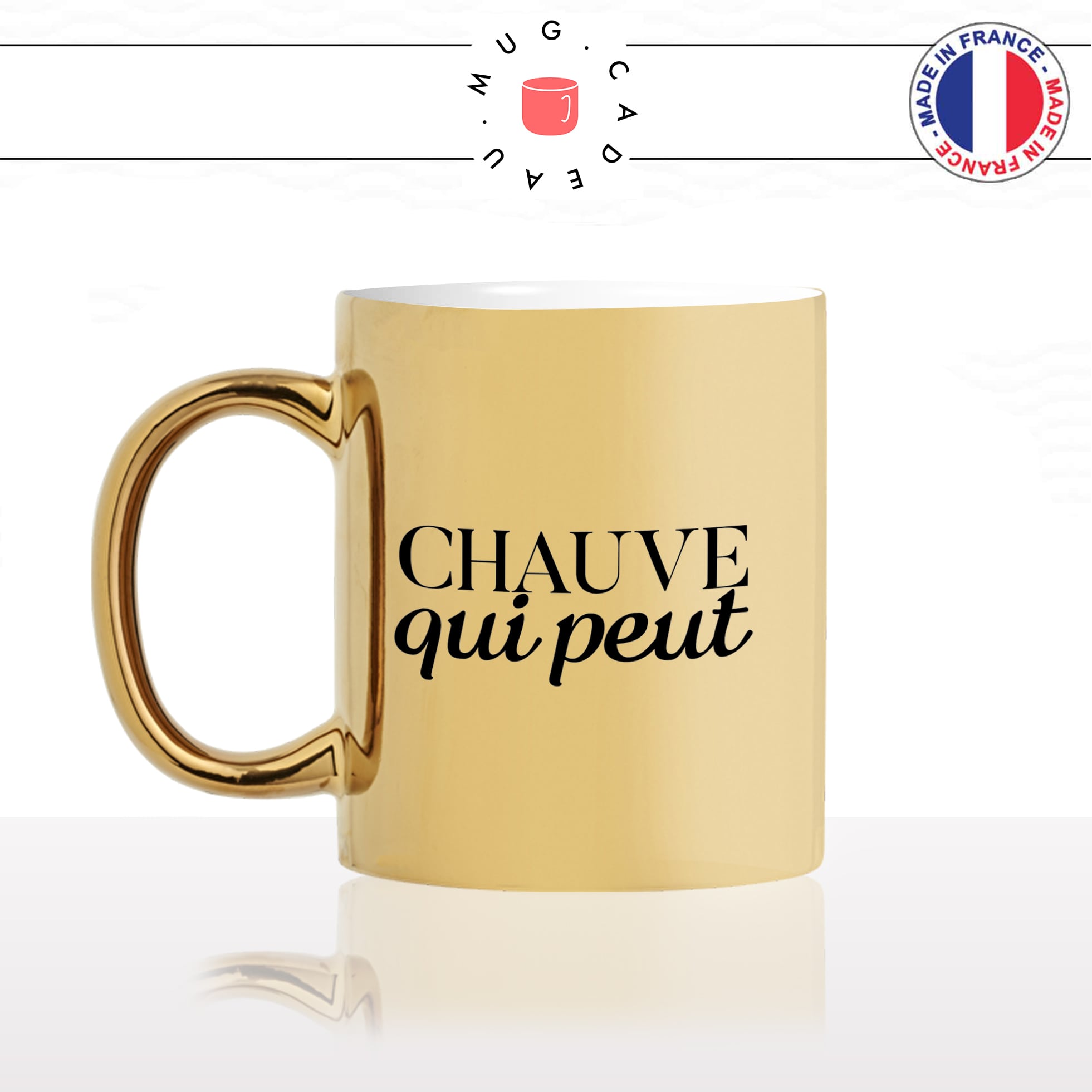Mug Chauve Qui Peut - Hommes - Mug-Cadeau