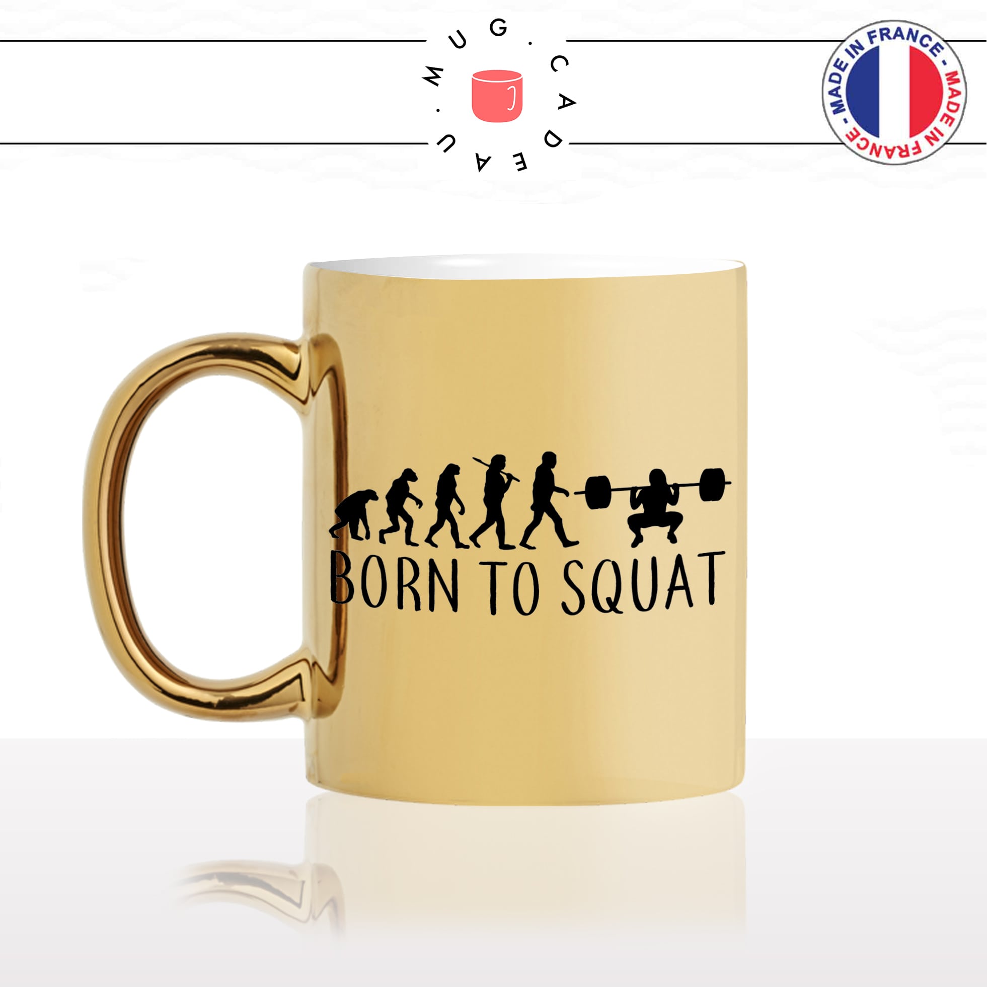 mug-tasse-or-doré-gold-born-to-squat-fitness-femme-jambe-salle-de-sport-evolution-humaine-cool-idée-cadeau-fun-café-thé-personnalisé-min