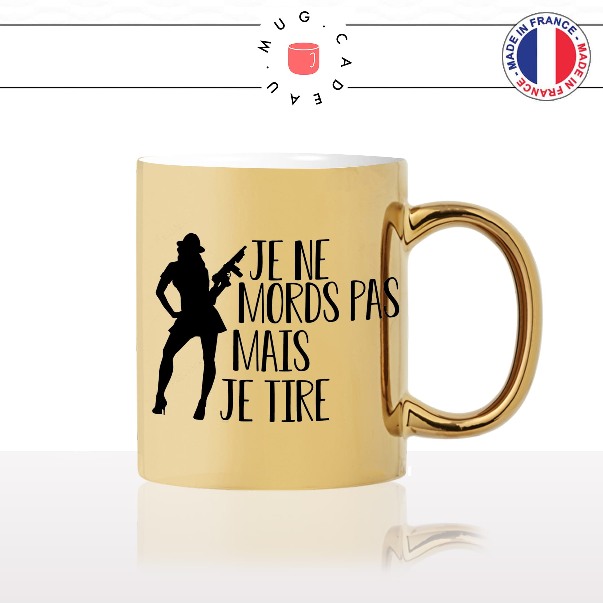 mug-tasse-doré-or-gold-femme-je-ne-mord-pas-mais-je-tire-tir-club-arme-fusil-assault-sexy-guns-humour-fun-idée-cadeau-personnalisé-café-thé2-min