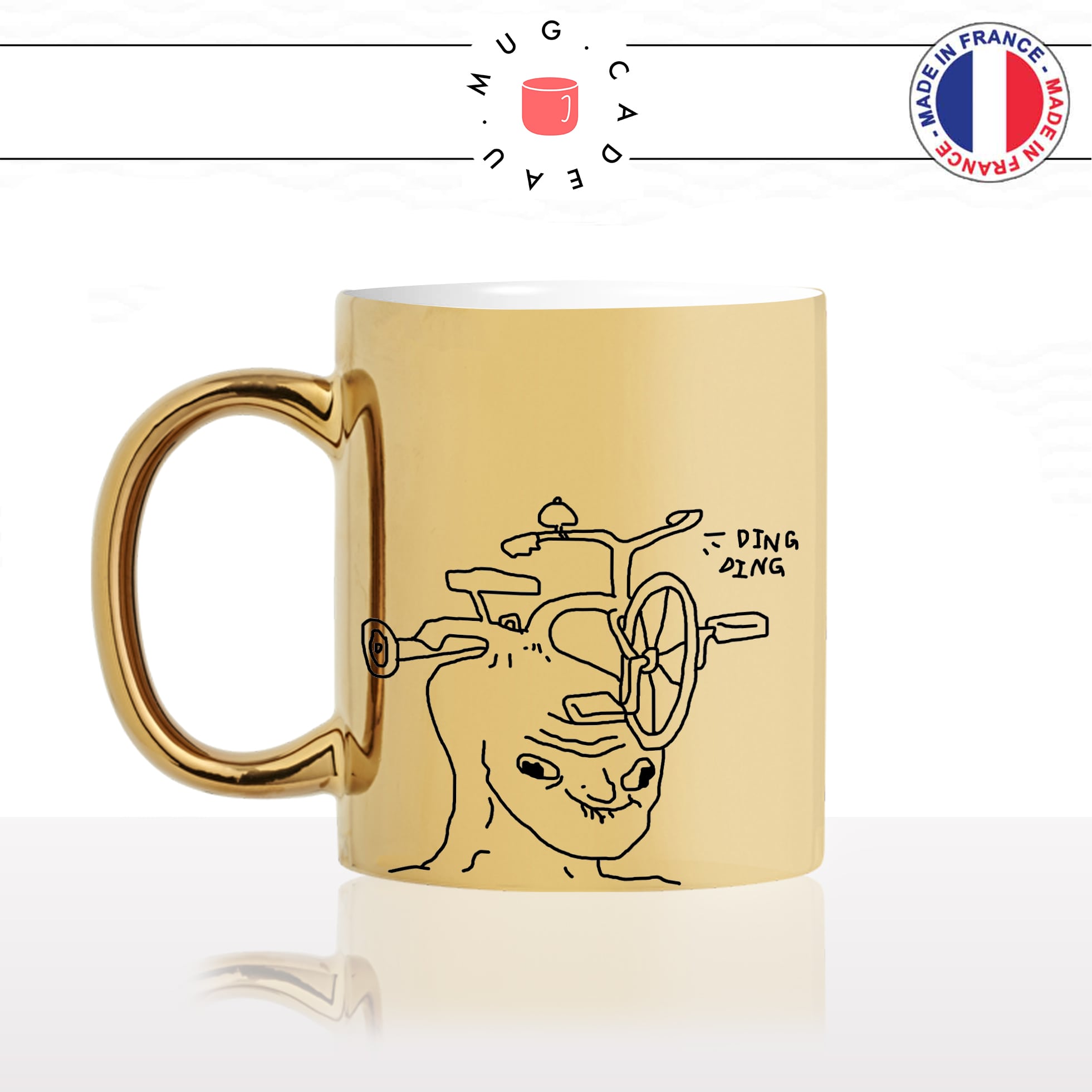 mug-tasse-gold-or-doré-pas-de-cerveau-malade-ding-ding-velo-debile-gamer-internet-meme-troll-unique-idée-cadeau-fun-personnalisé-café-thé-min