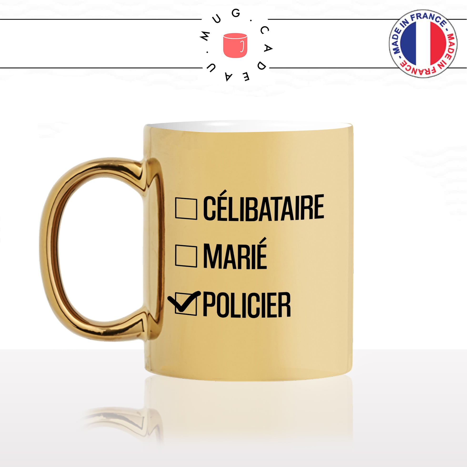 mug-tasse-or-gold-doré-célibataire-marié-policier-flic-police-agent-gendarme-collegue-homme-original-personnalisé-fun-idée-cadeau-café-thé-min