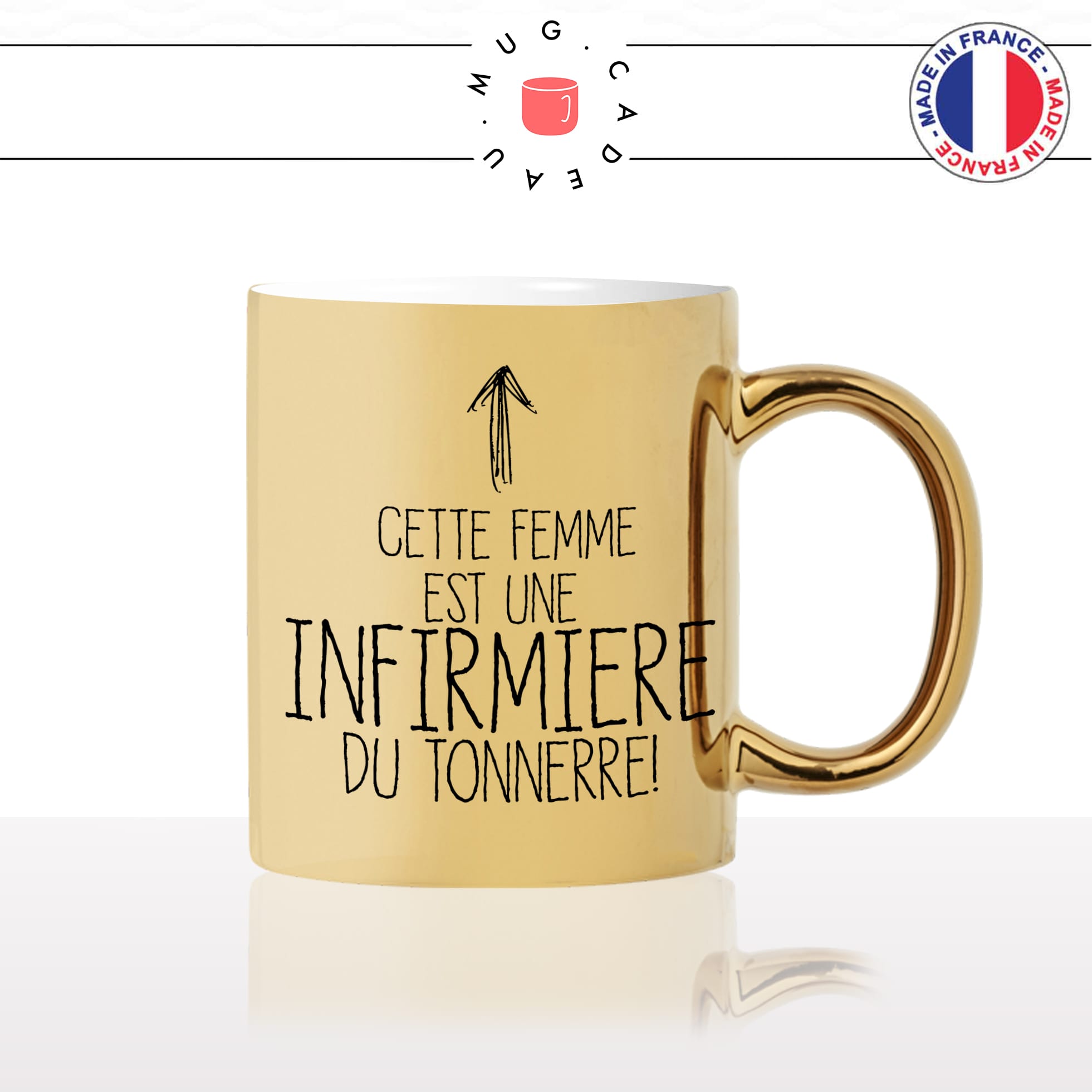 Mug Mon Infirmière La Plus Chouette Du Monde - Idée Cadeau - Tasse En Ceramique Originale