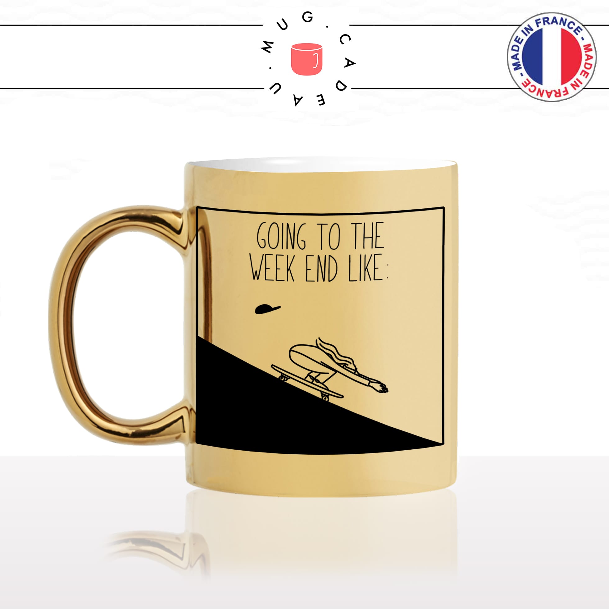 mug-tasse-gold-doré-or-skateur-week-end-dessin-skate-vendredi-humour-drole-sport-homme-idée-cadeau-fun-original-personnalisé-café-thé-min