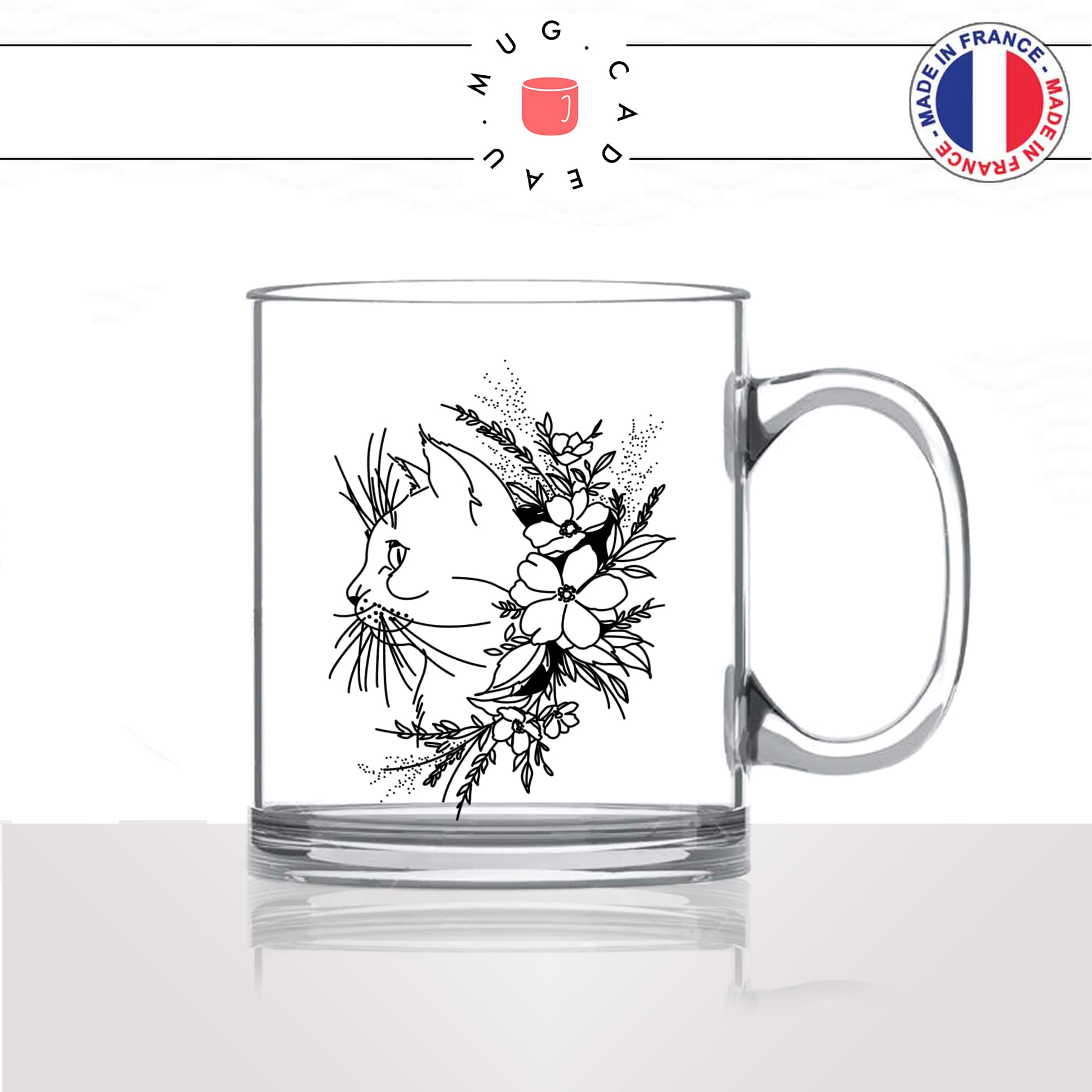 mug-tasse-en-verre-transparent-glass-animaux-déco-fleurs-moustaches-chats-animal-chaton-dessin-noir-fun-café-thé-idée-cadeau-original-personnalisable2-min