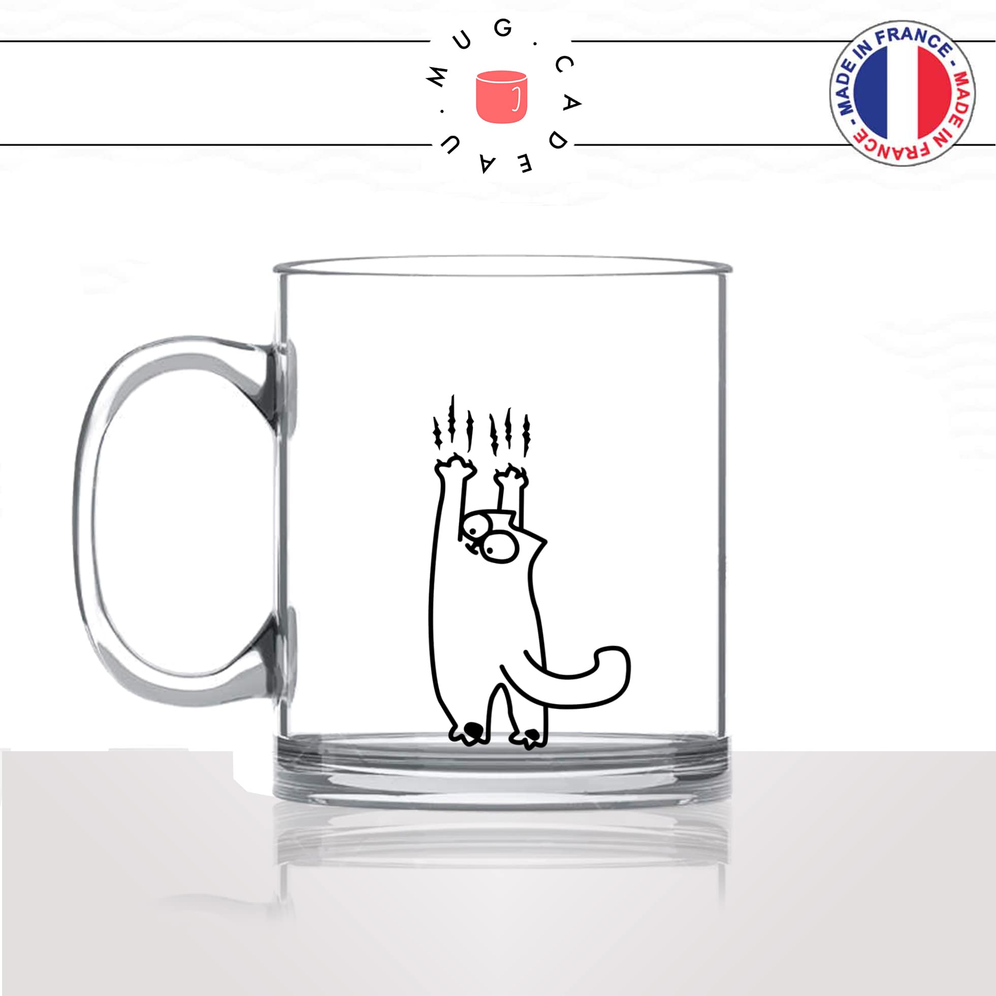 mug-tasse-en-verre-transparent-animaux-glass-griffes-griffures-chats-animal-chaton-dessin-noir-fun-café-thé-idée-cadeau-original-personnalisé-min