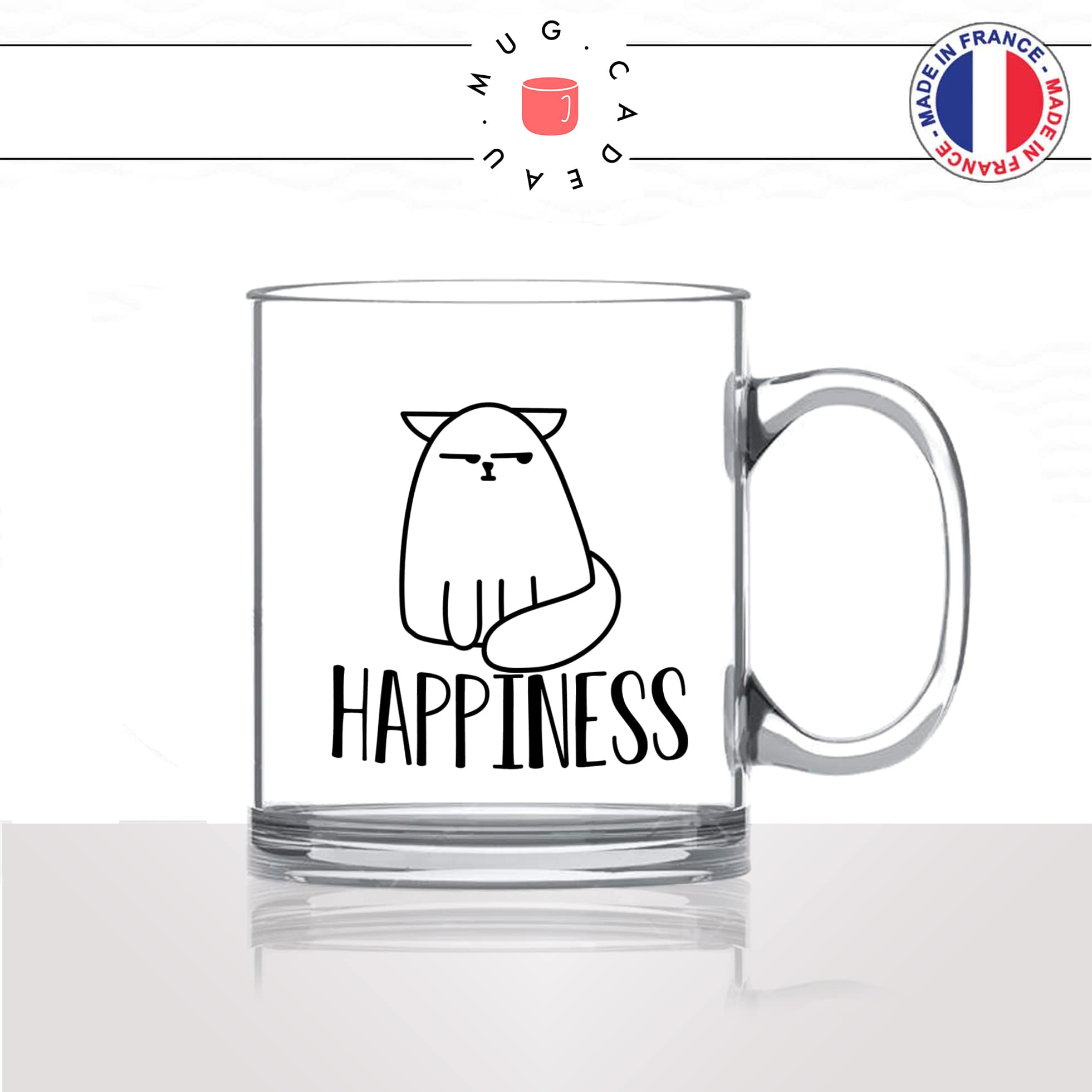mug-tasse-en-verre-transparent-happiness-happy-content-humour-chat-mignon-animal-chaton-noir-fun-café-thé-idée-cadeau-original-personnalisé2-min