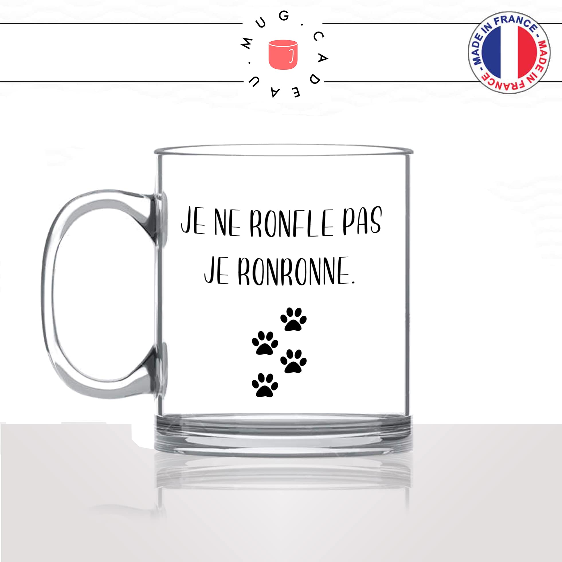mug-tasse-en-verre-transparent-je-ronfle-pas-je-ronronne-chat-cat-humour-mignon-animal-chaton-noir-fun-café-thé-idée-cadeau-original-personnalisé-min