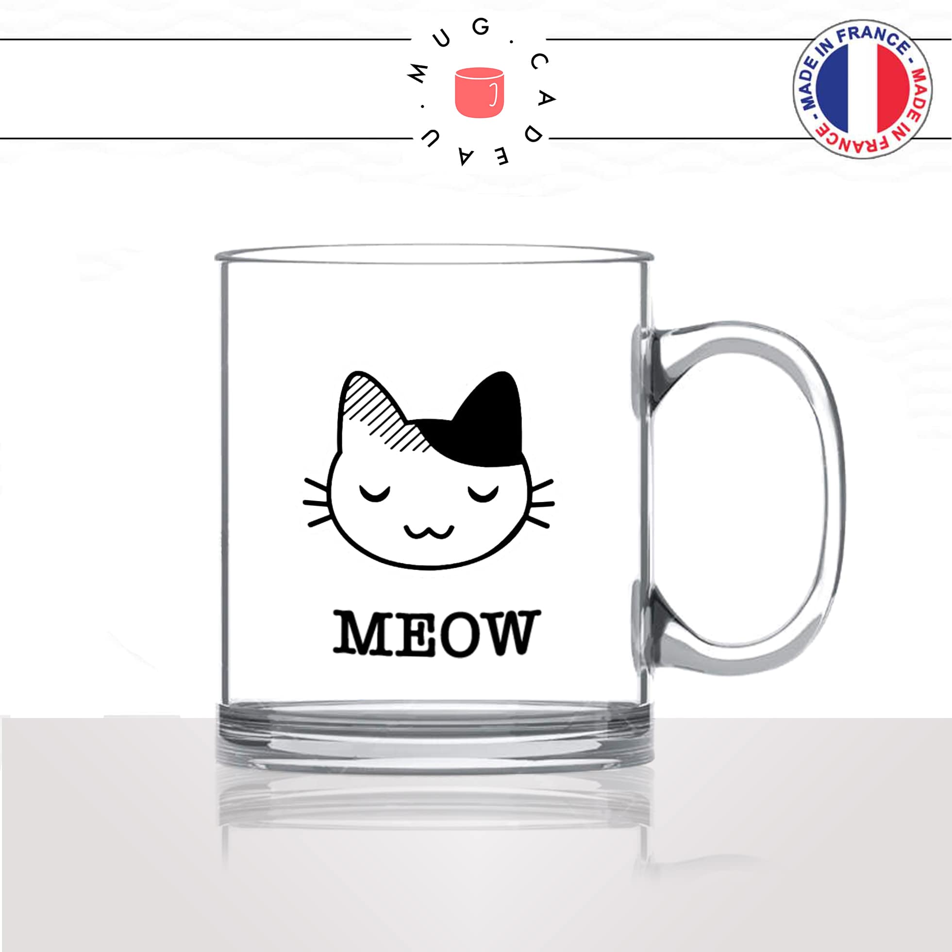 mug-tasse-en-verre-transparent-animaux-mignon-meow-tete-de-chat-mignon-animal-chaton-noir-fun-café-thé-idée-cadeau-original-personnalisé2-min