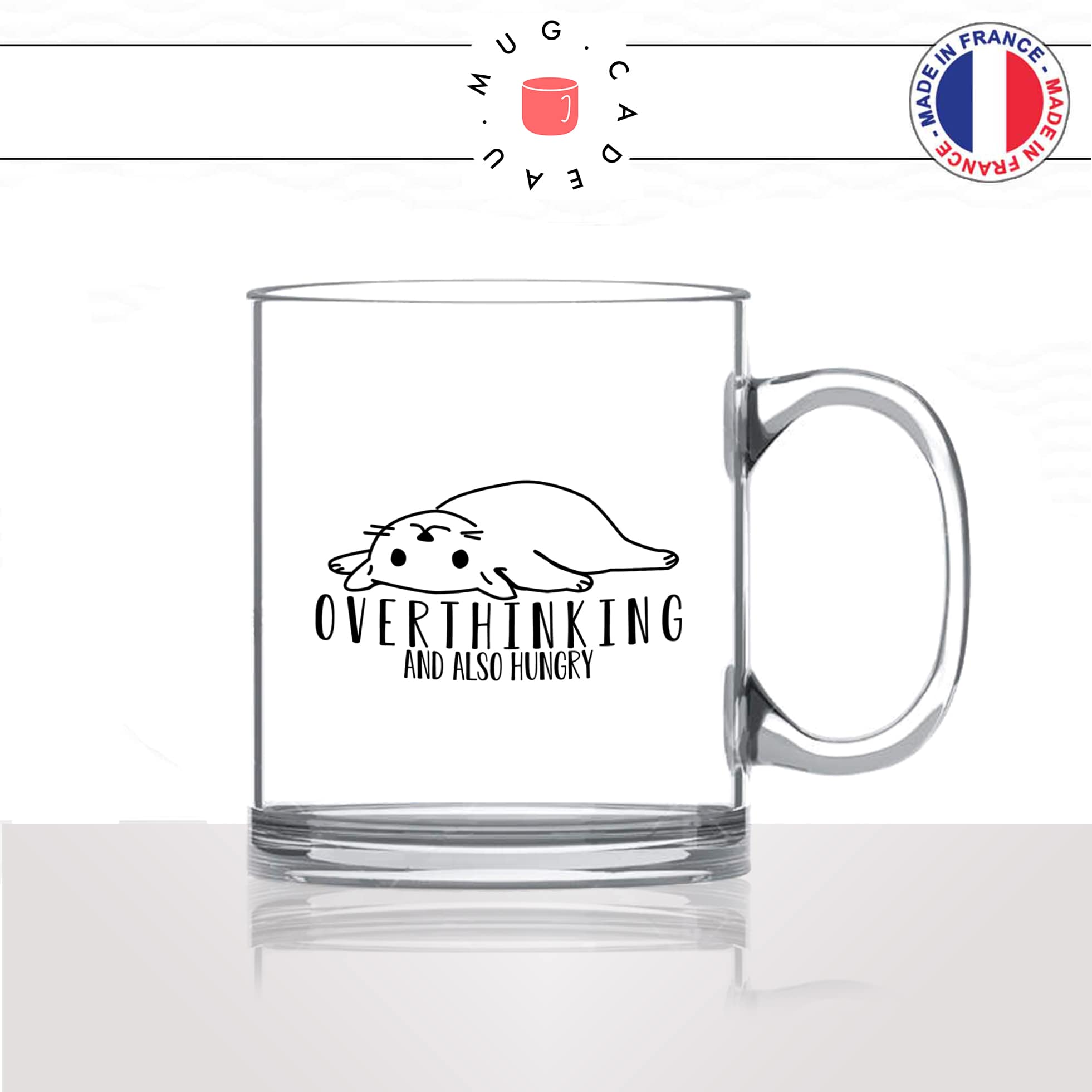 mug-tasse-en-verre-transparent-glass-déco-overthinking-hungry-chats-mignon-animal-chaton-dessin-noir-fun-café-thé-idée-cadeau-original-personnalisable2-min