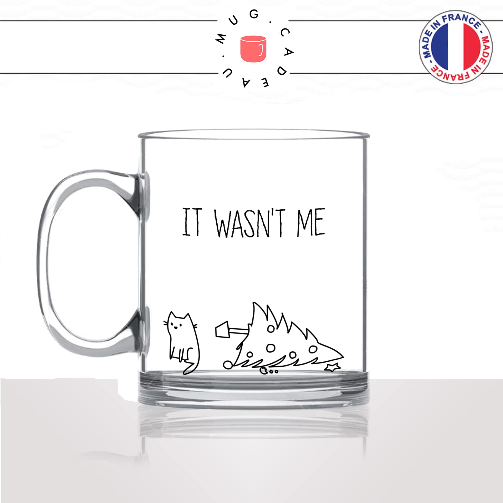 mug-tasse-en-verre-transparent-sapin-de-noel-it-wasnt-me-chats-mignon-animal-chaton-dessin-noir-fun-café-thé-idée-cadeau-original-personnalisé-min