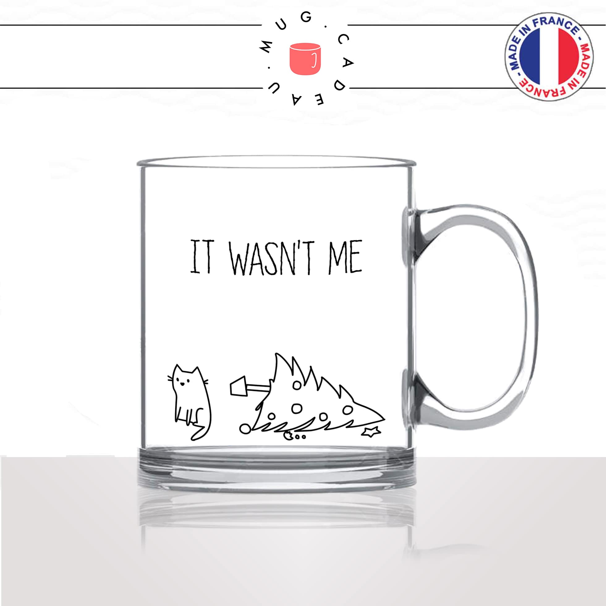 mug-tasse-en-verre-transparent-sapin-de-noel-it-wasnt-me-chats-mignon-animal-chaton-dessin-noir-fun-café-thé-idée-cadeau-original-personnalisé2-min