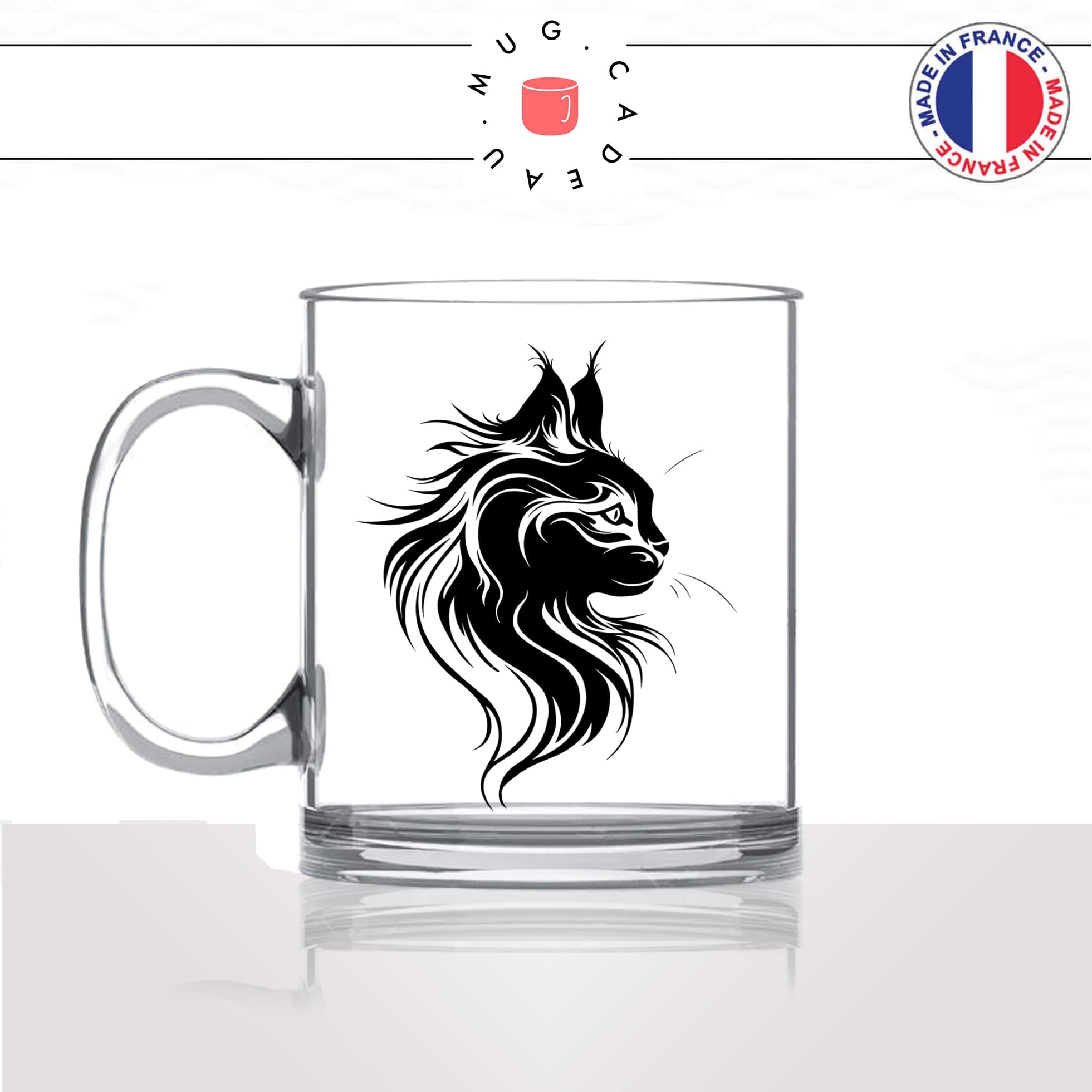mug-tasse-en-verre-transparent-tete-de-chat-angora-poils-longs-norvégien-mignon-animal-chaton-noir-fun-café-thé-idée-cadeau-original-personnalisé-min