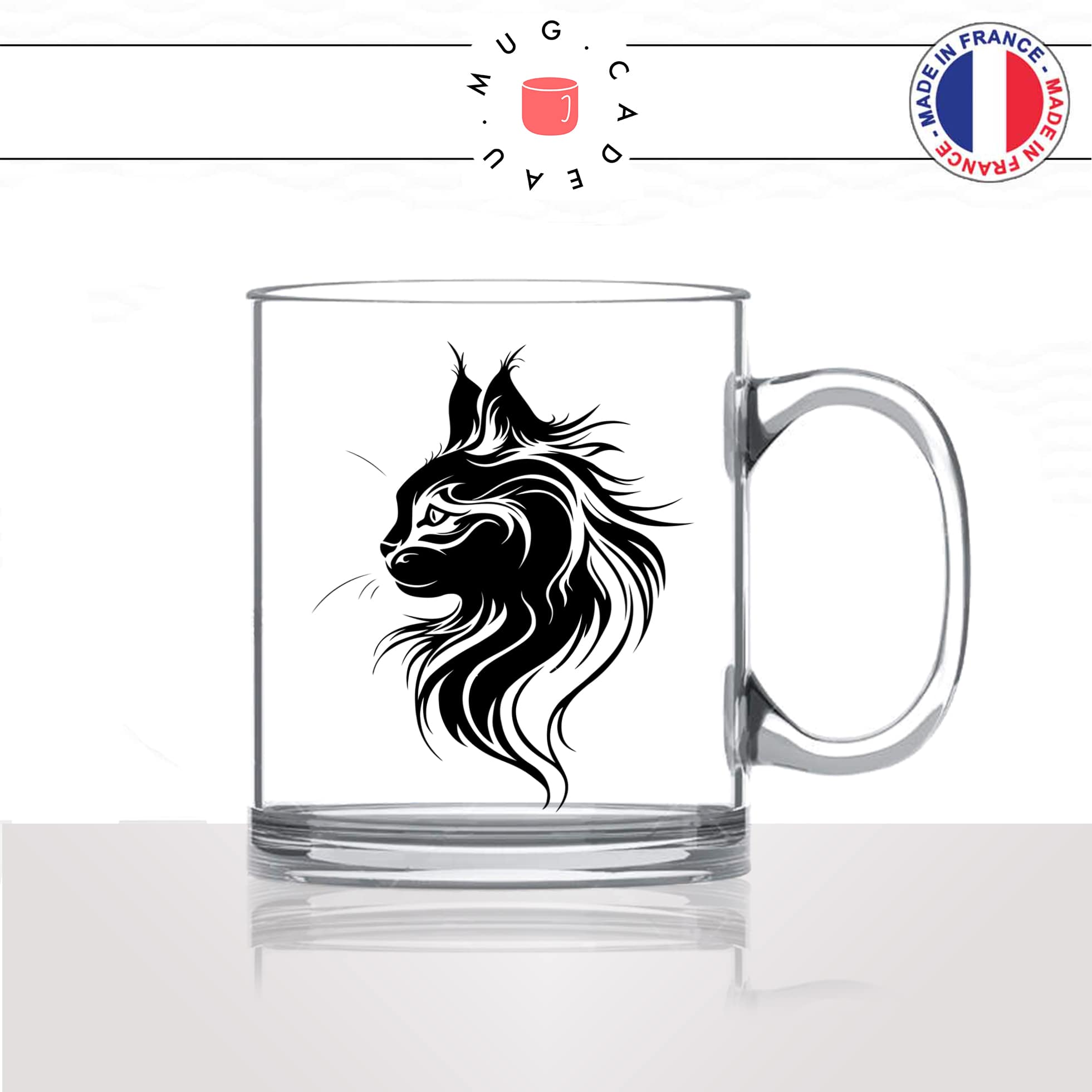 mug-tasse-en-verre-transparent-tete-de-chat-angora-poils-longs-norvégien-mignon-animal-chaton-noir-fun-café-thé-idée-cadeau-original-personnalisé2-min