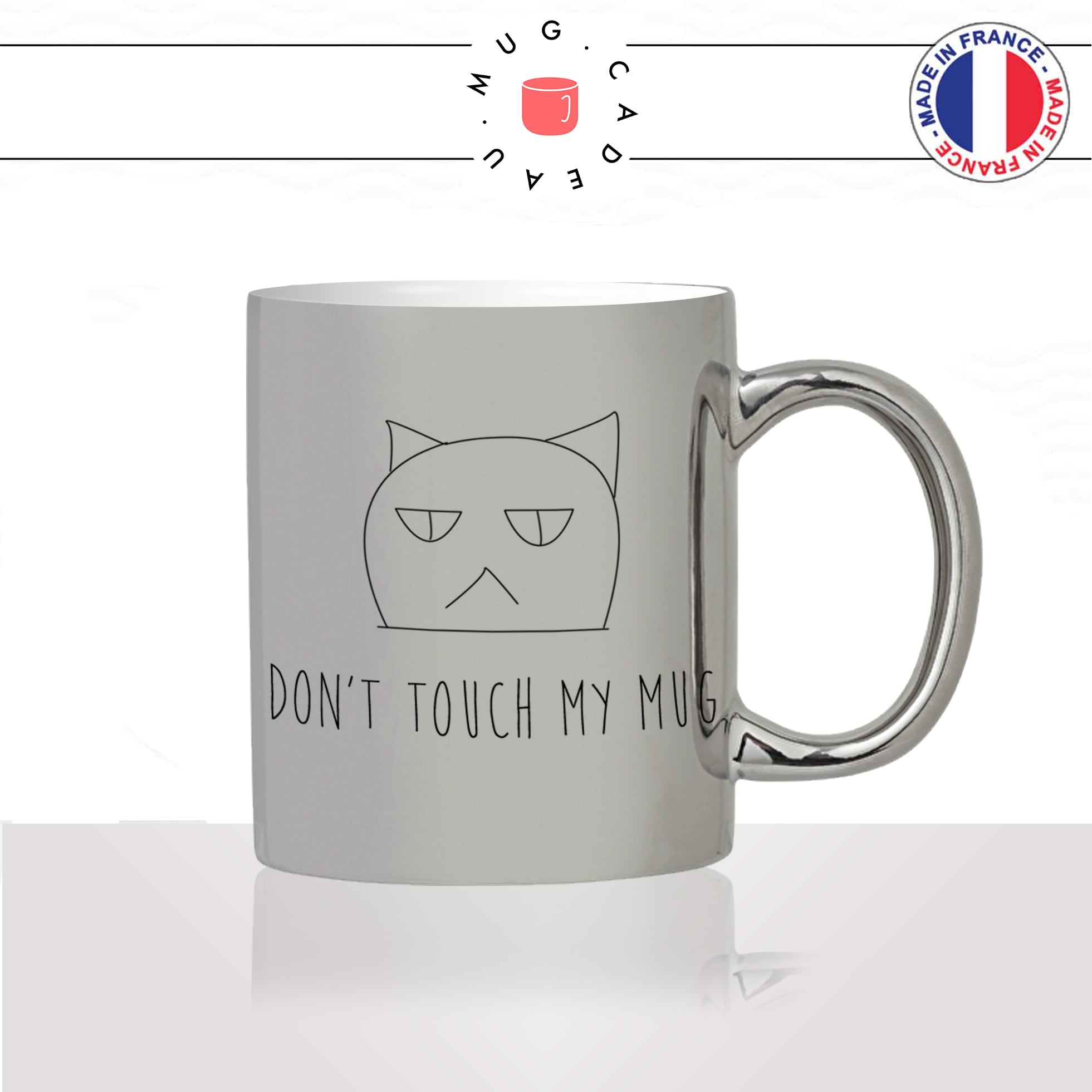 mug-tasse-argenté-silver-tete-de-chat-dont-touch-my-pas-toucher-mignon-animal-chaton-noir-fun-café-thé-idée-cadeau-original-personnalisé2-min