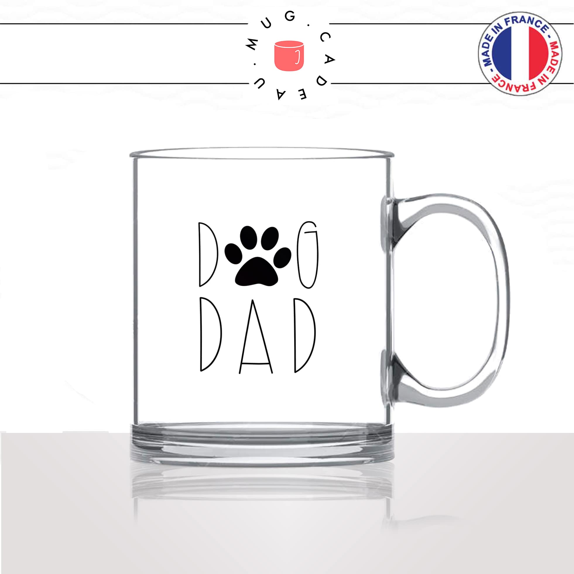 tasse-mug-en-verre-glass-dog-dad-papa-chien-patte-amour-mignon-animal-chiot-noir-fun-café-thé-idée-cadeau-original-personnalisé2-min