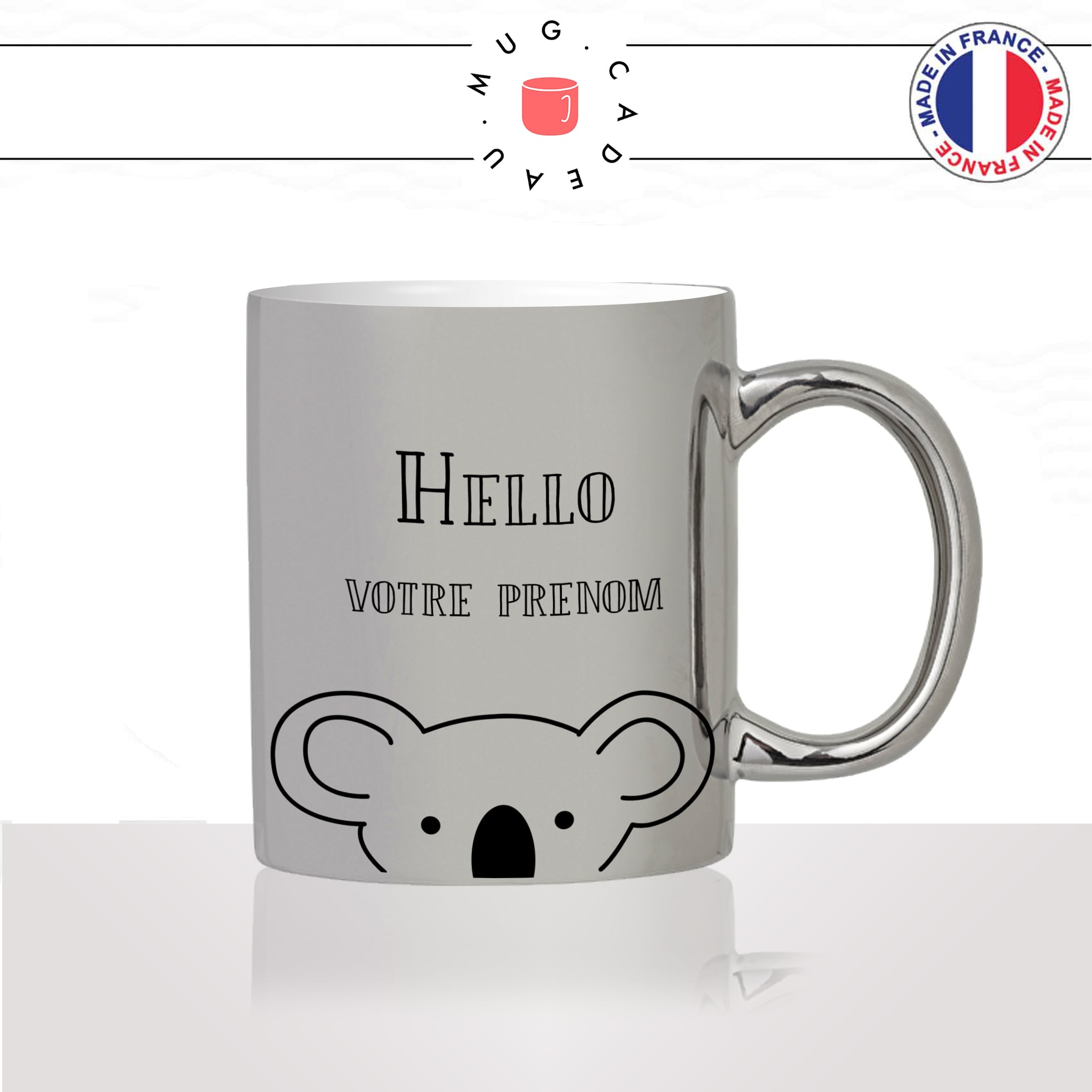 mug-tasse-silver-argenté-koala-hello-bonjour-prénom-personnalisable-drole-mignon-animal-noir-fun-café-thé-idée-cadeau-original-personnalisé2-min