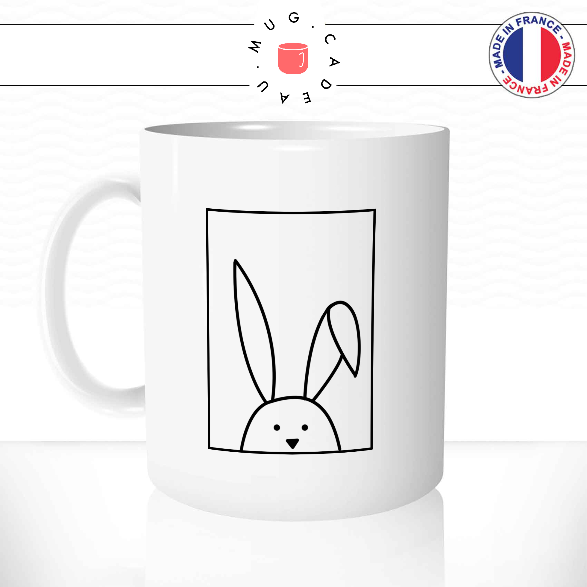 mug-tasse-ref5-lapin-dessin-noir-carre-cafe-oreilles-tete-cafe-the-mugs-tasses-personnalise-anse-gauche