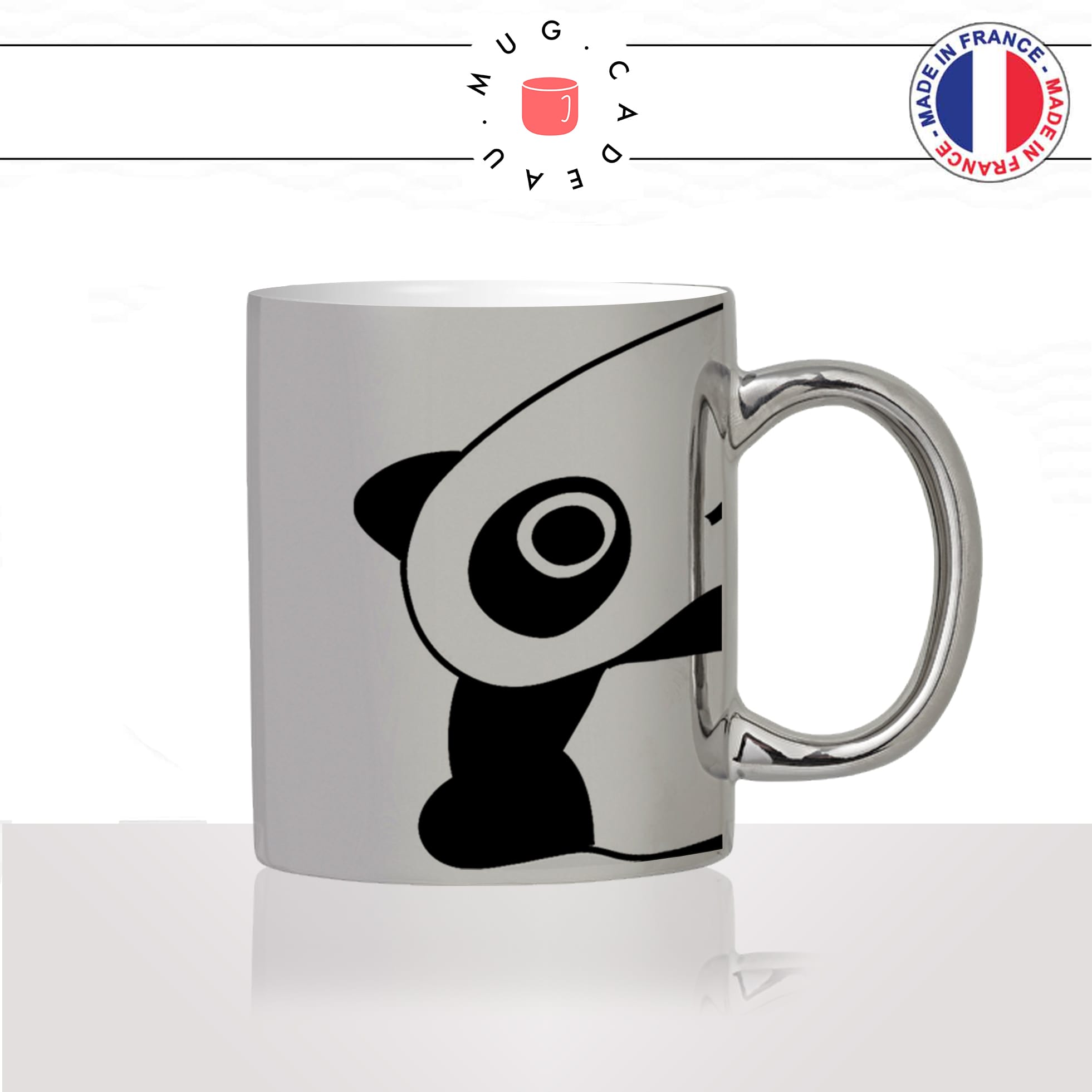mug-tasse-silver-argenté-argent-ours-panda-caché-dessin-drole-mignon-animal-noir-fun-café-thé-idée-cadeau-original-personnalisé-min
