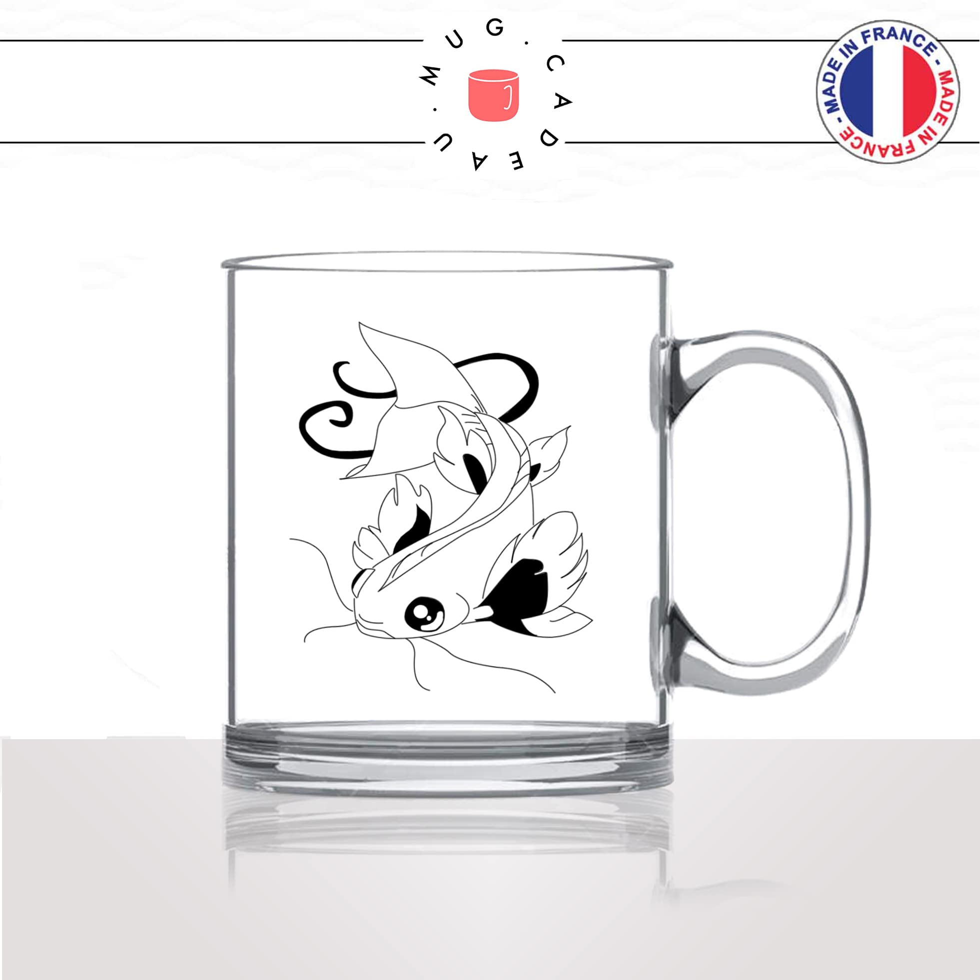 tasse-mug-en-verre-transparent-glass-poisson-carpe-koi-coi-japonaise-dessin-drole-mignon-animal-noir-fun-café-thé-idée-cadeau-original-personnalisé2-min